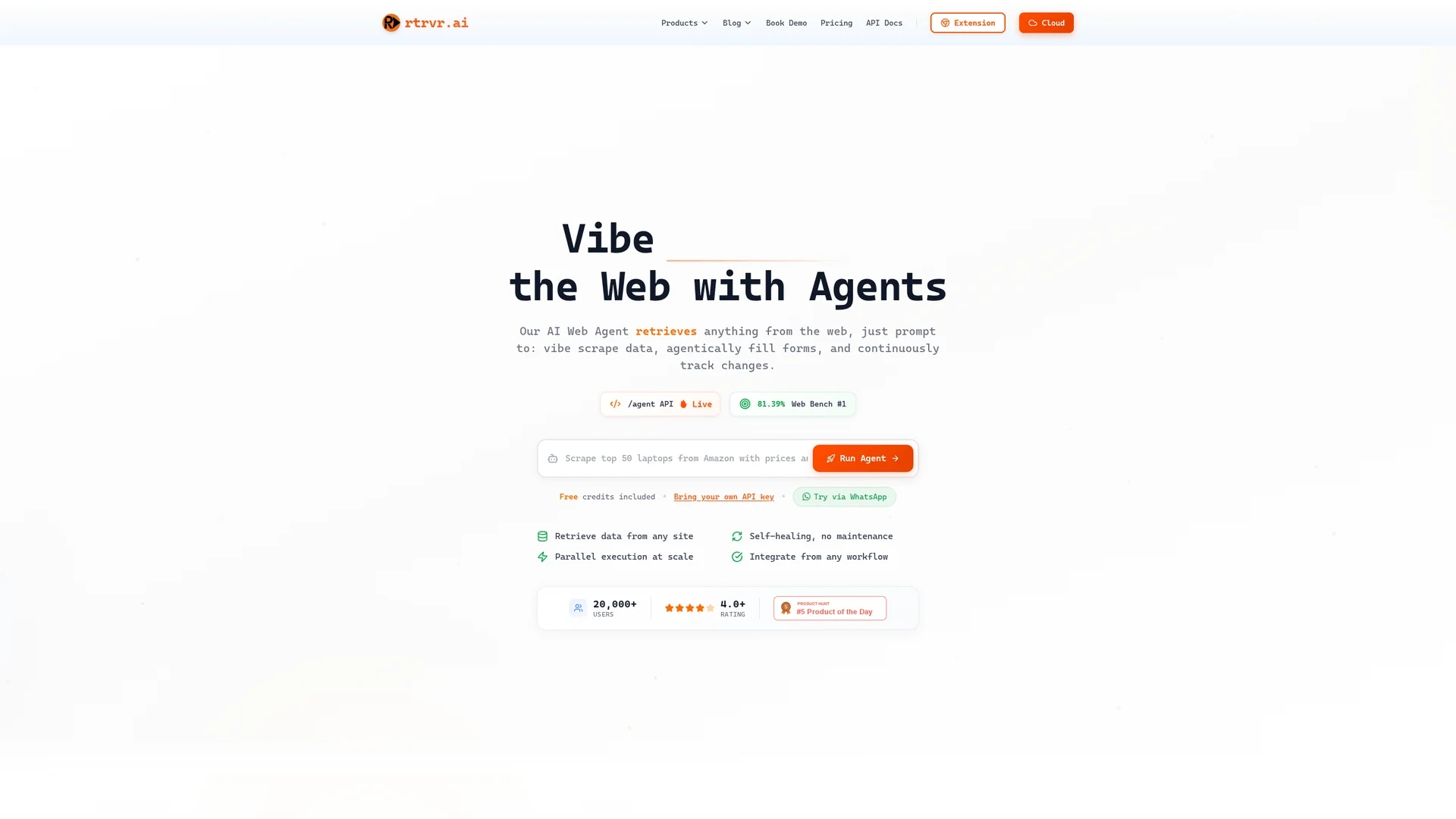 rtrvr-ai homepage