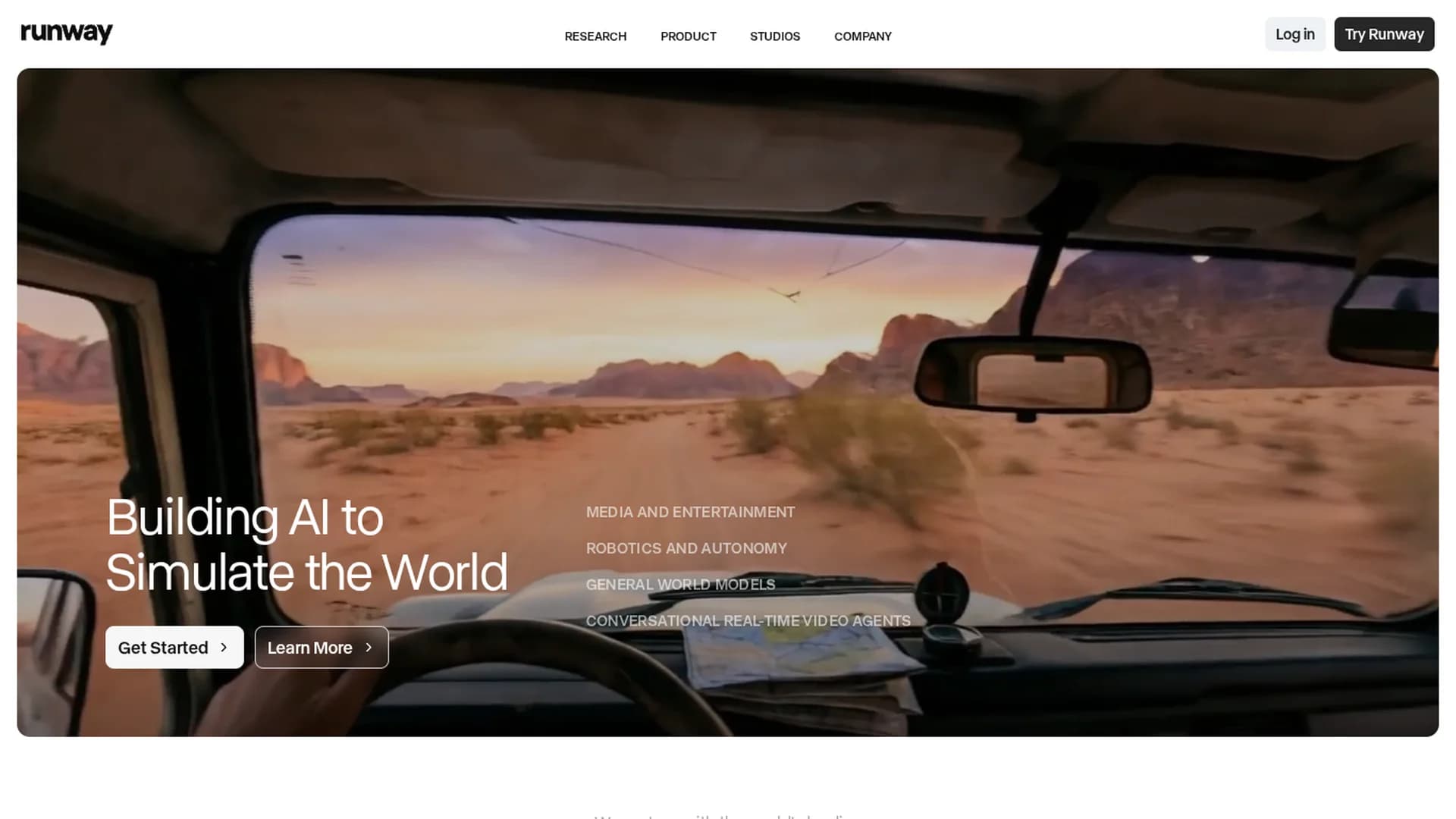 runwayml homepage