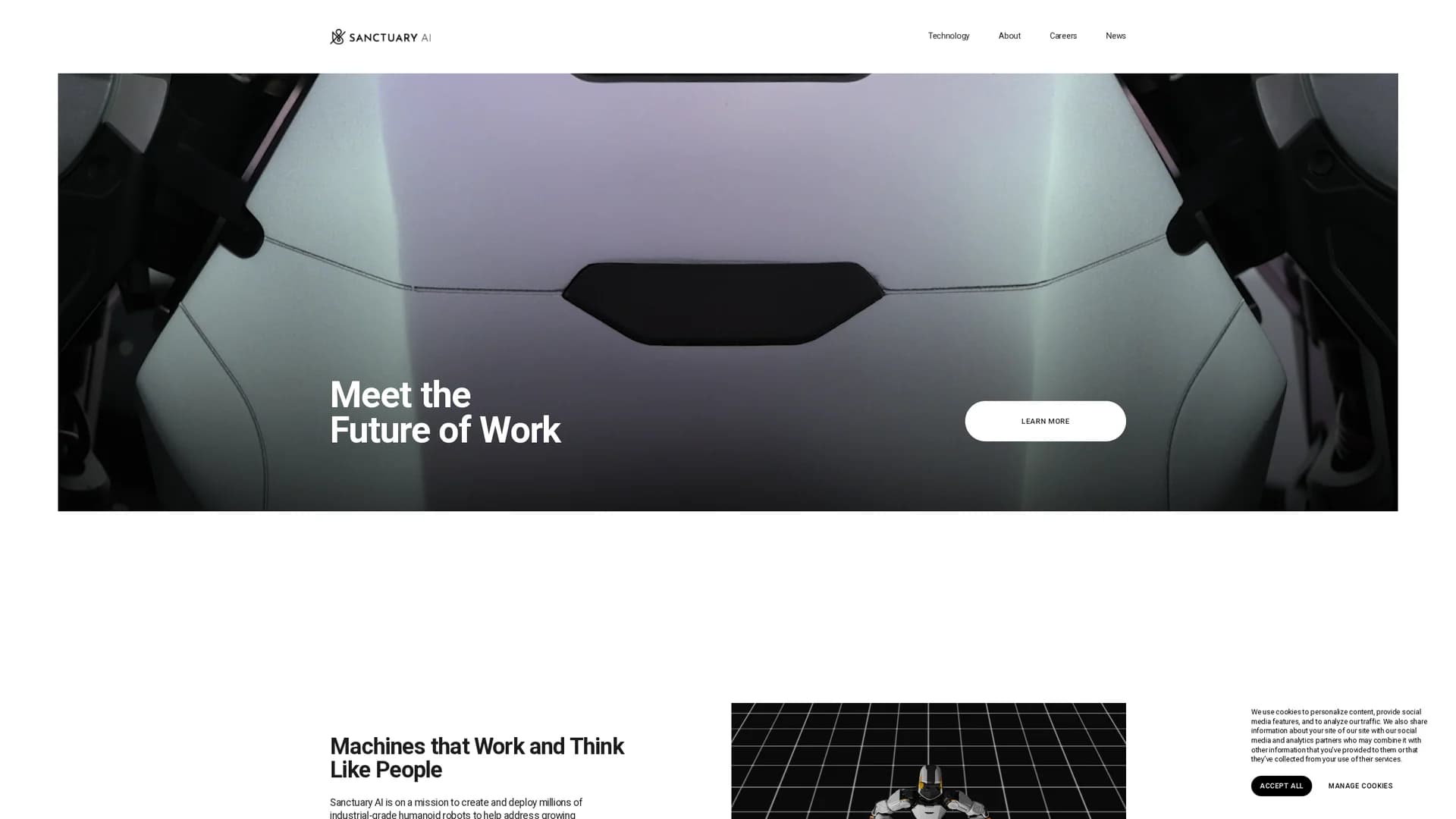 sanctuary-ai homepage
