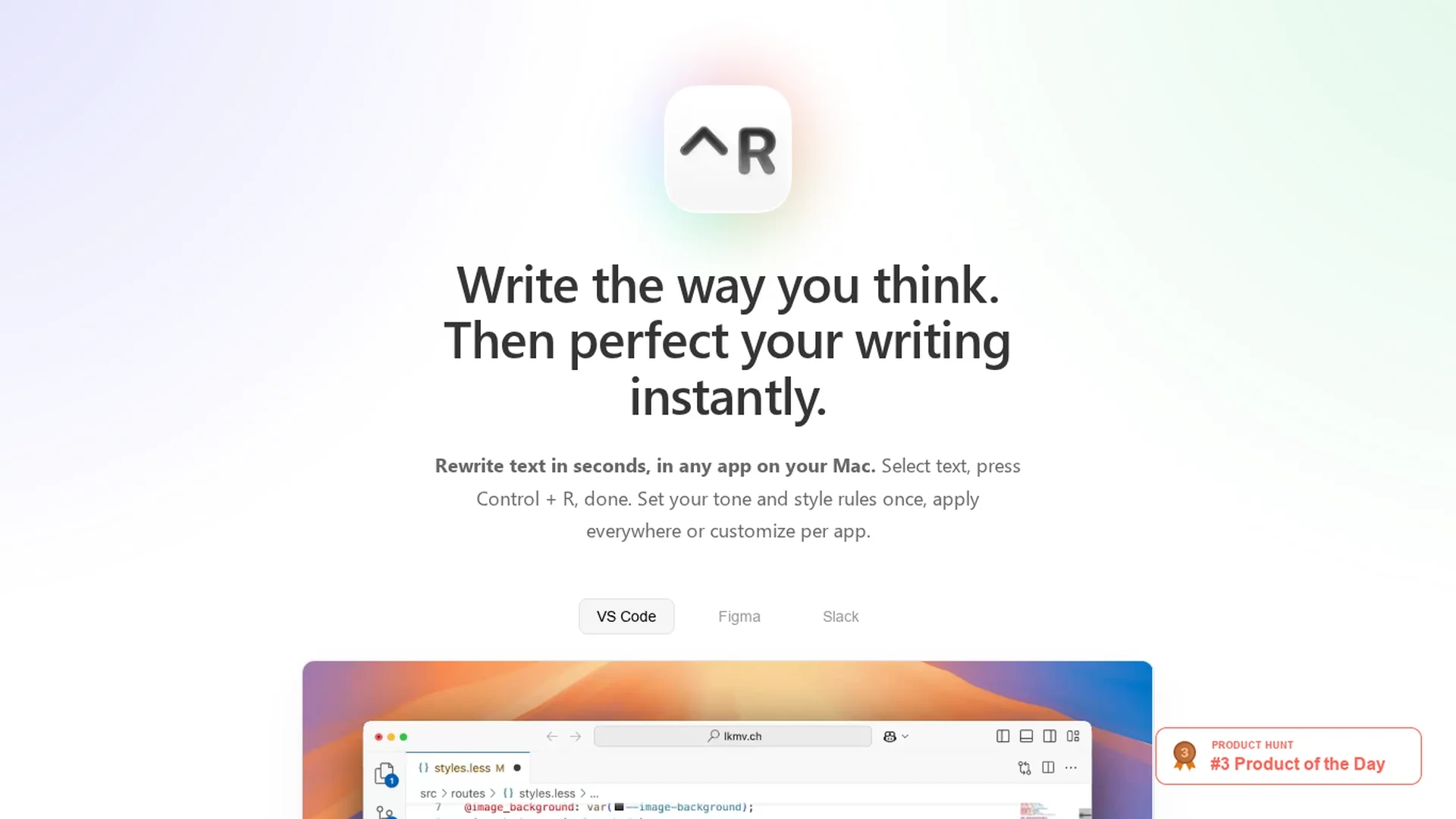 scraib-app homepage