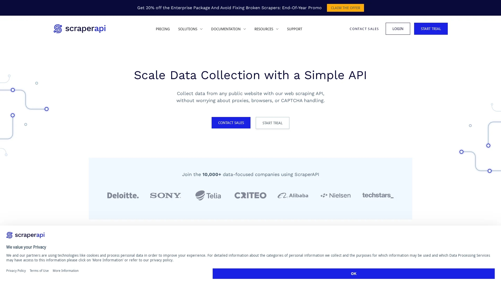 scraperapi homepage