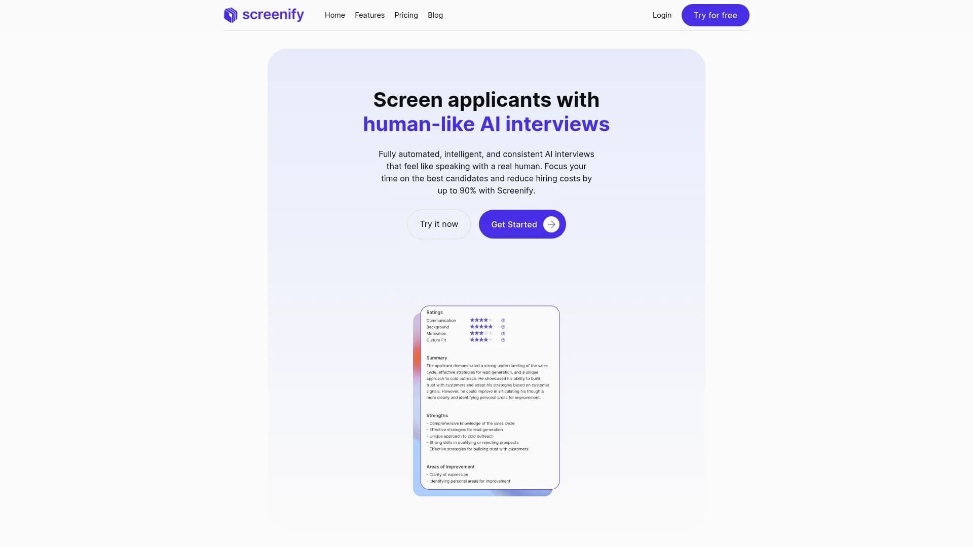 screenify homepage