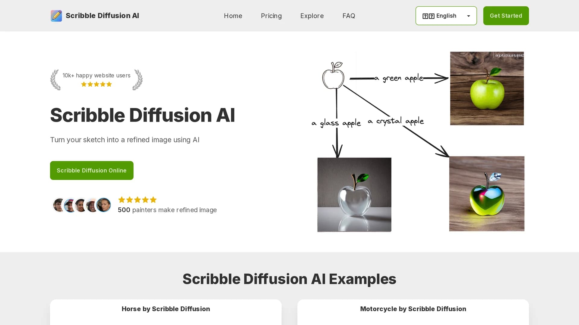 scribble-diffusion-ai homepage