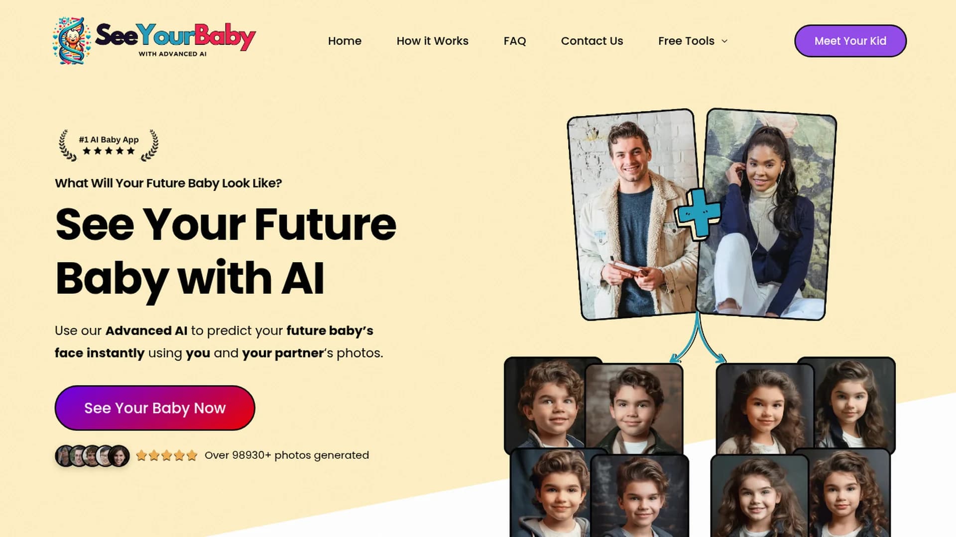 seeyourbabyai homepage