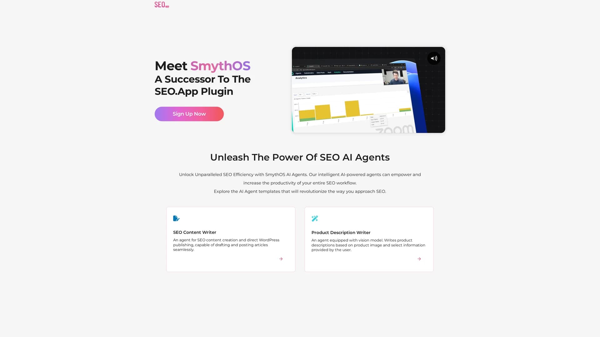 seo-app homepage