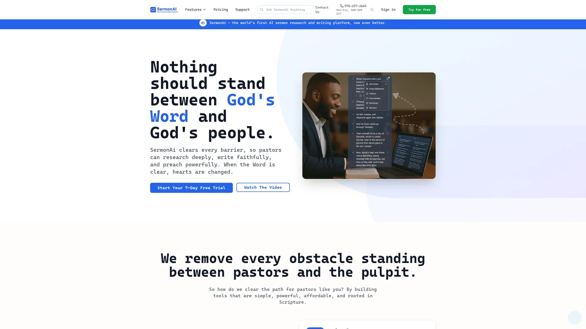 sermonai homepage
