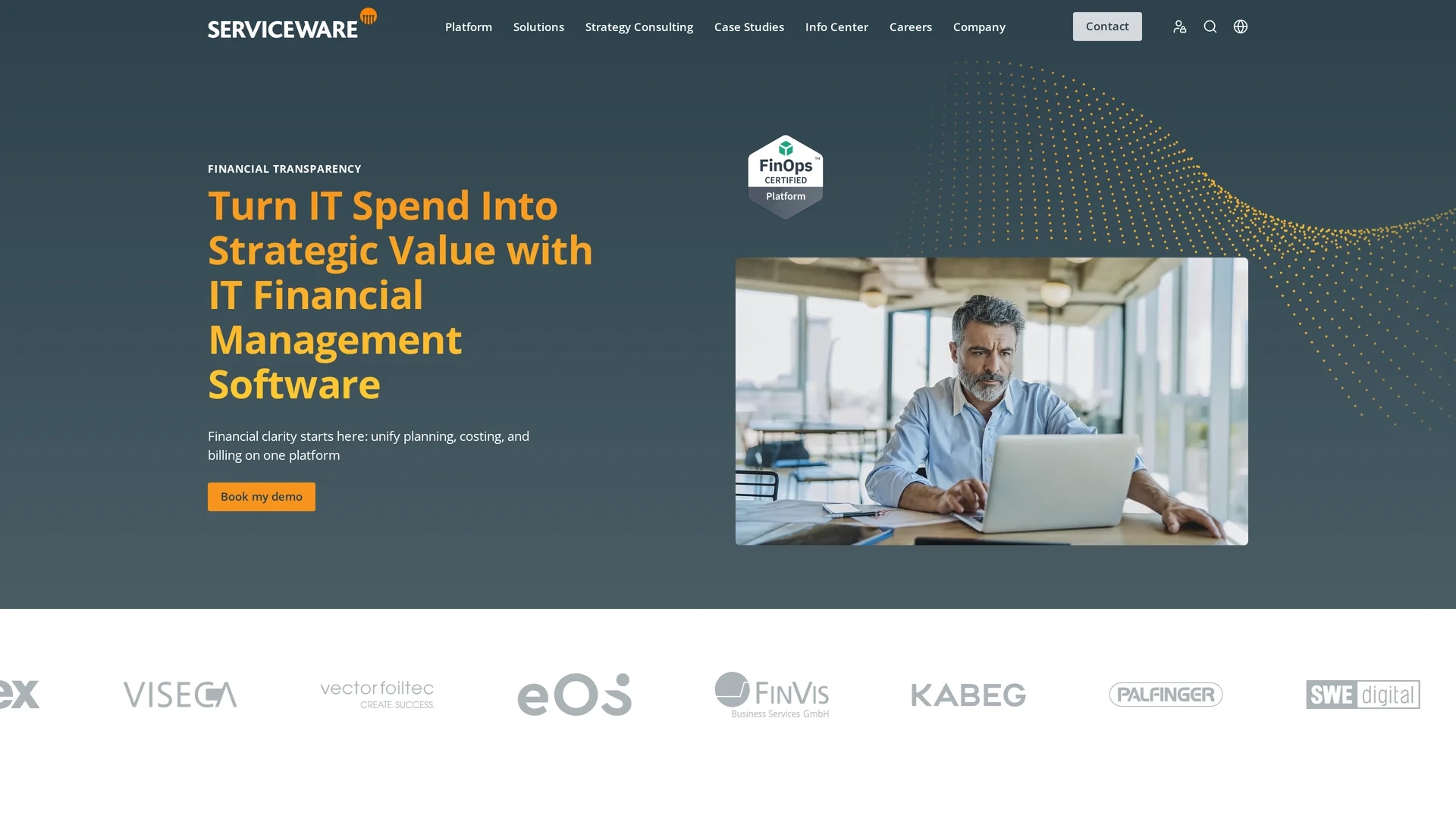 serviceware-itfm homepage