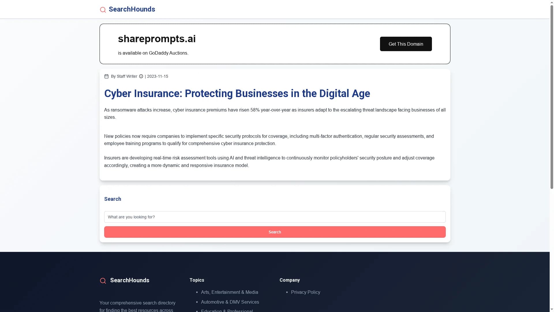 share-prompts homepage