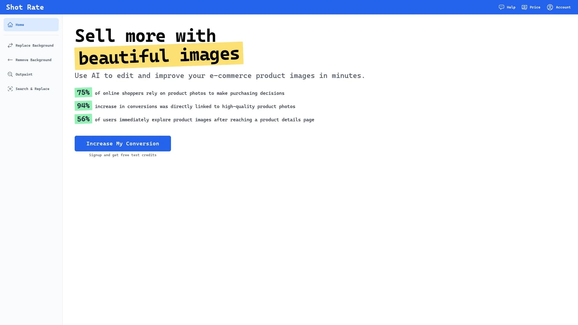 shotrate homepage
