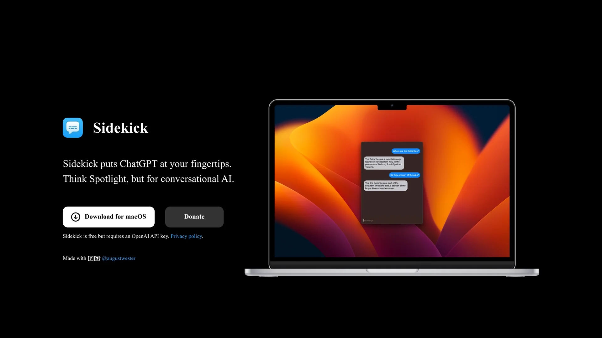 sidekiiick homepage