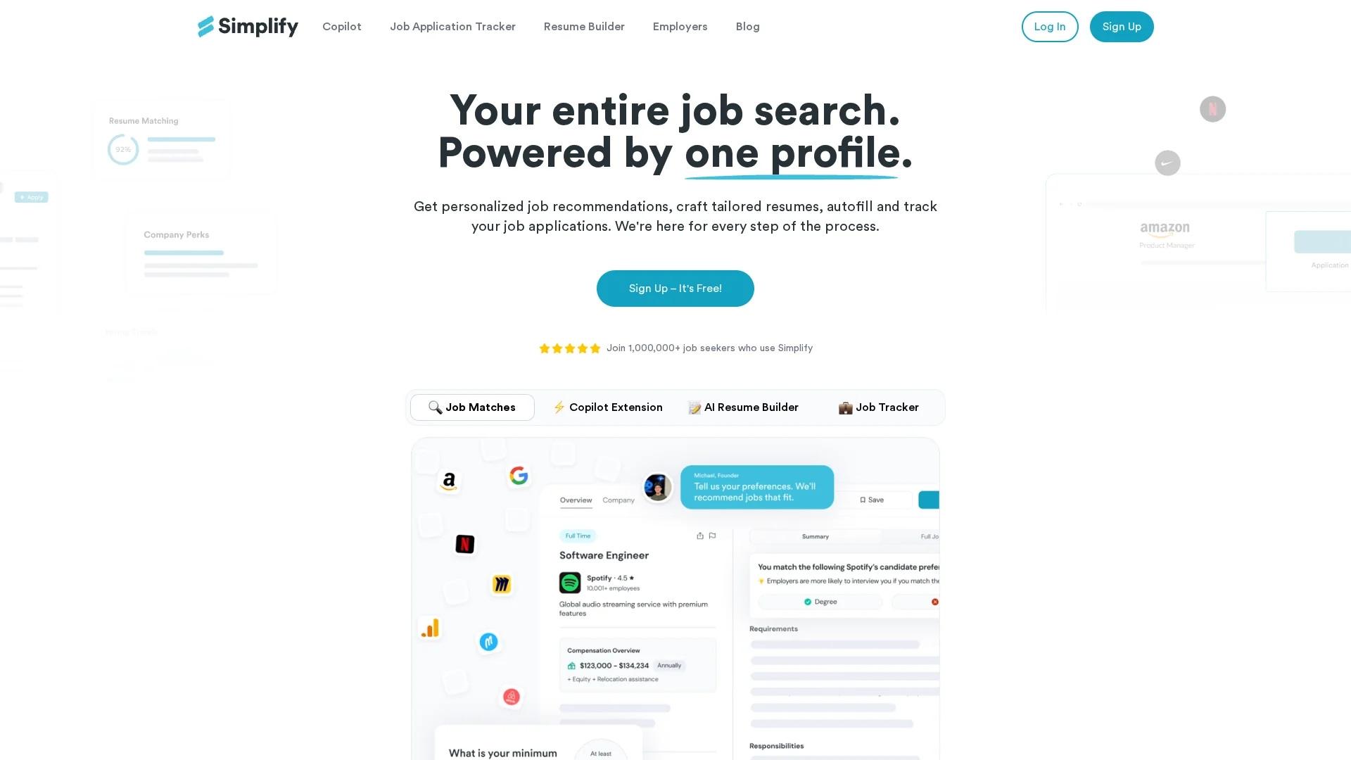 simplify homepage