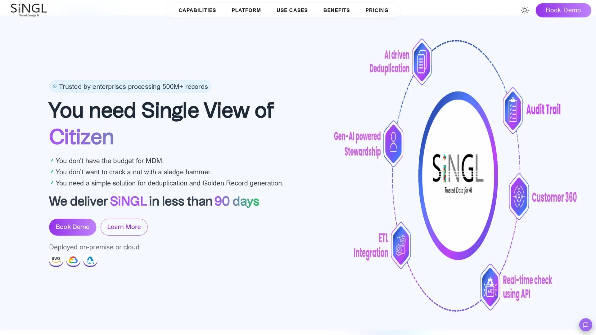 singl homepage