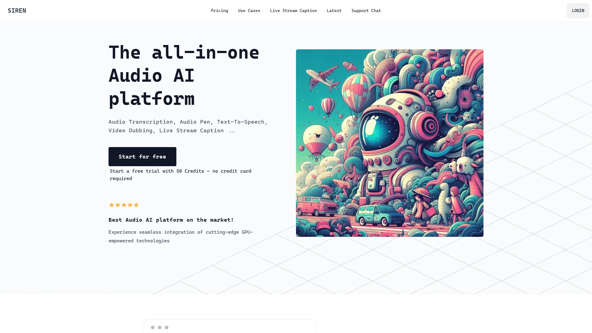 siren homepage
