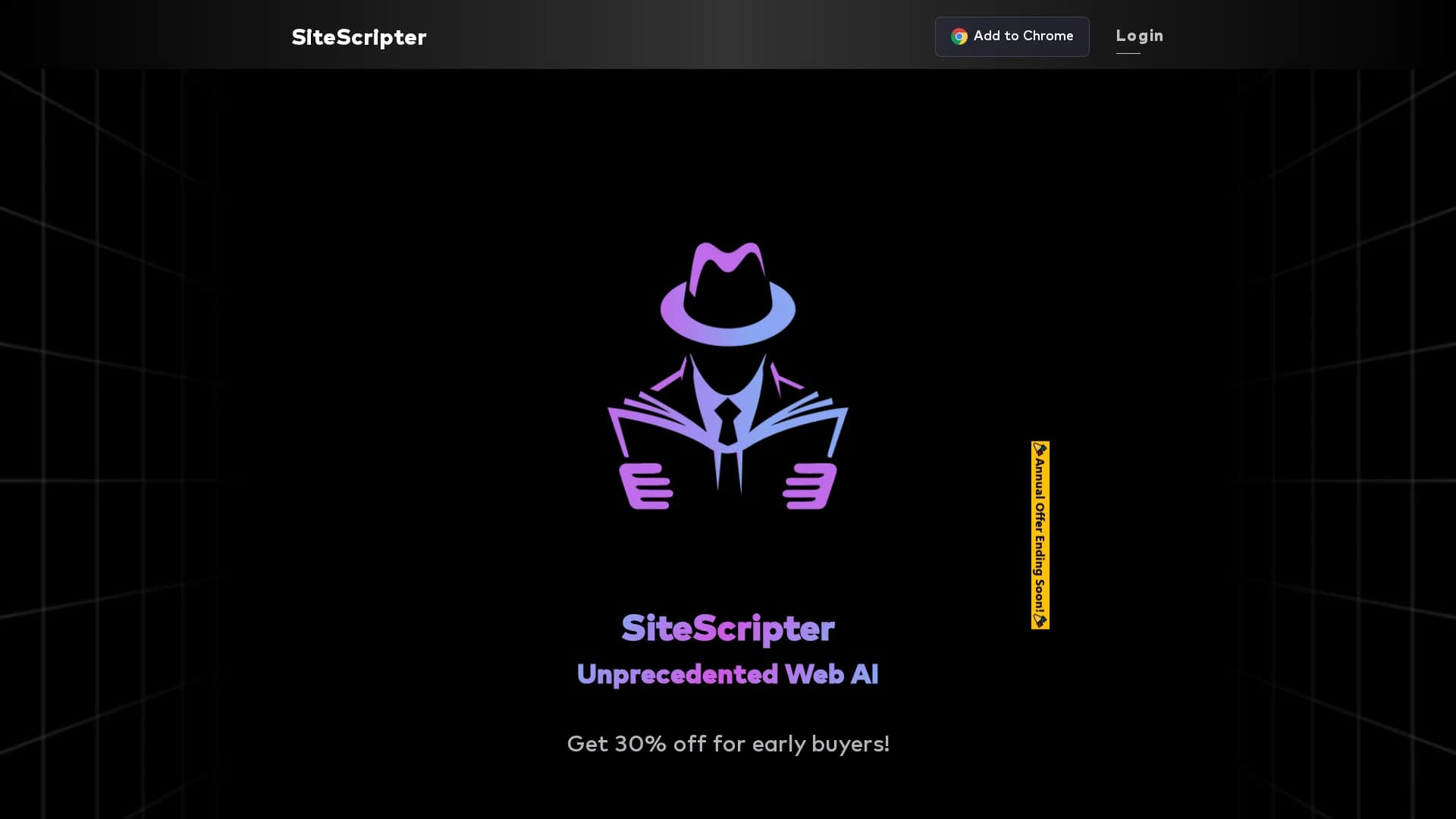 sitescripter-ai homepage