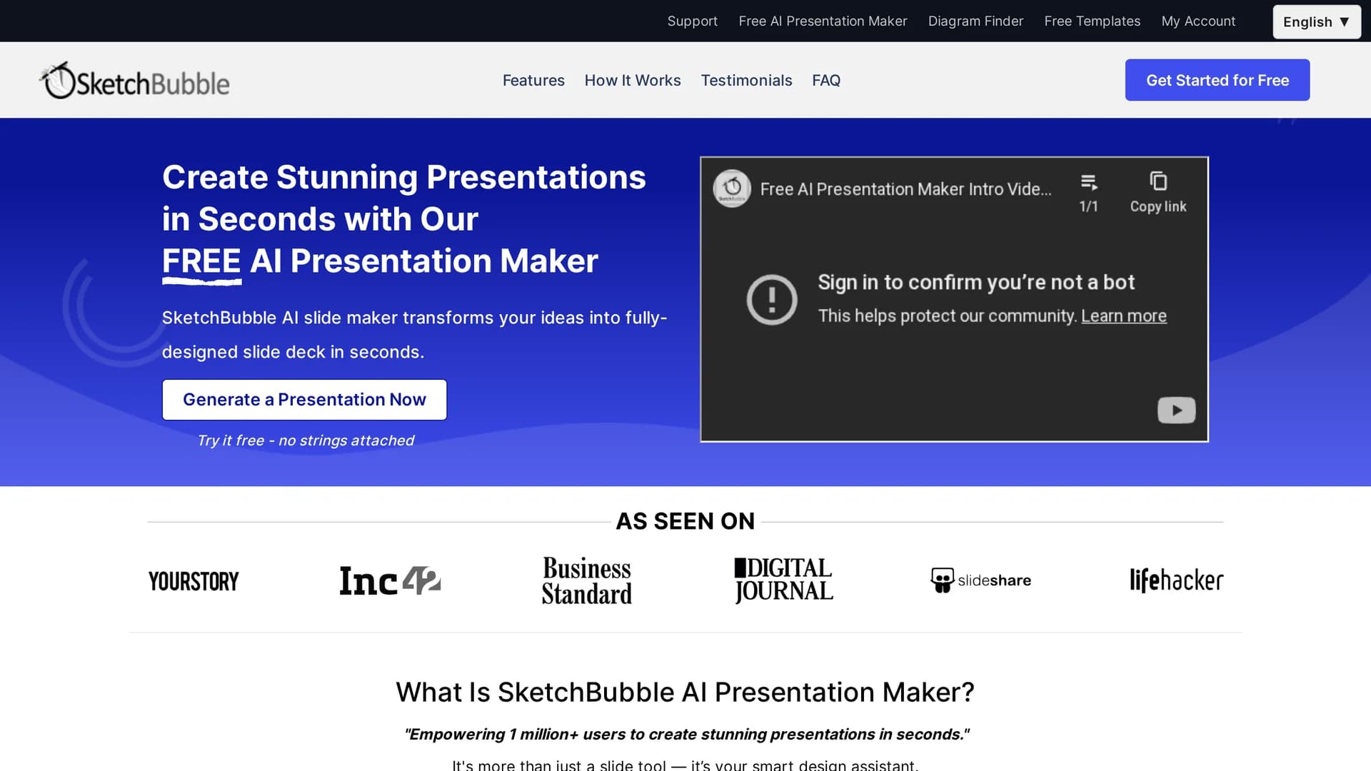 sketchbubble-ai homepage