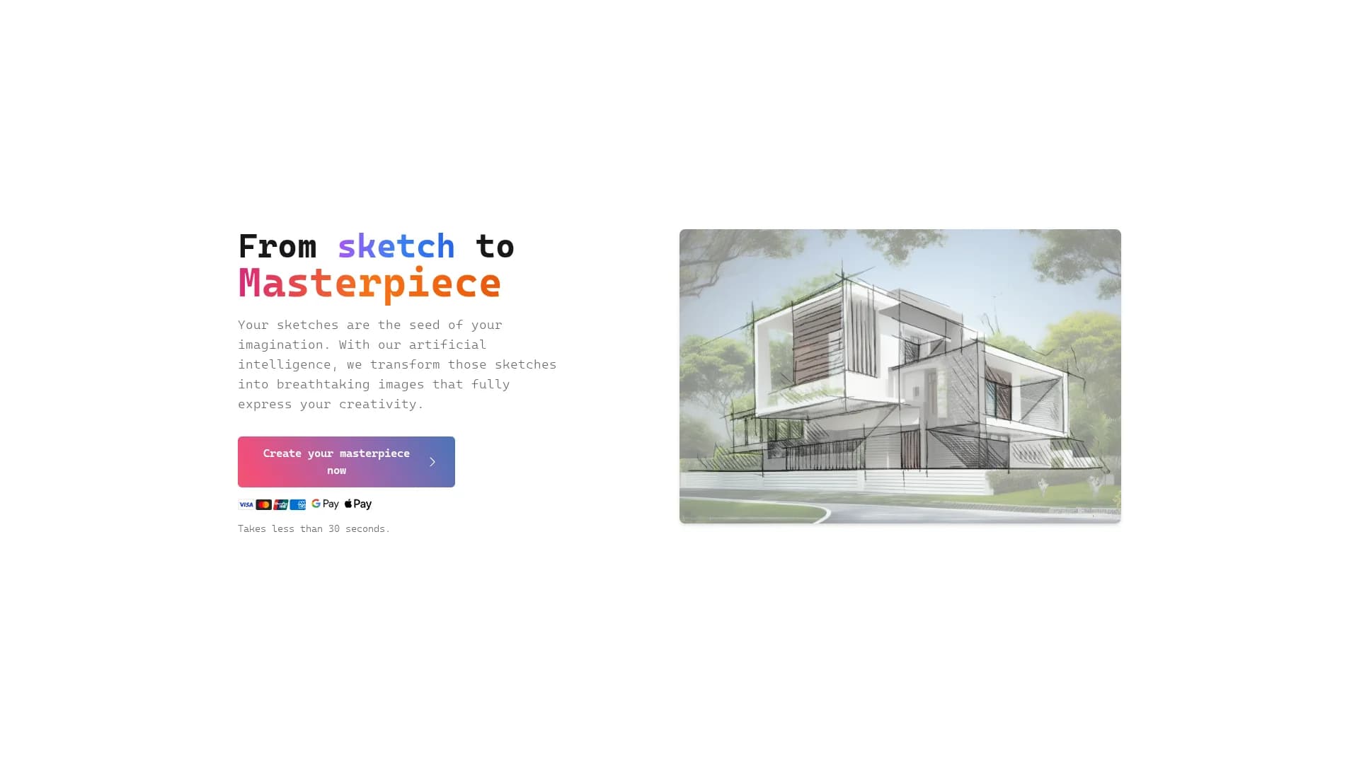 sketchimage-ai homepage