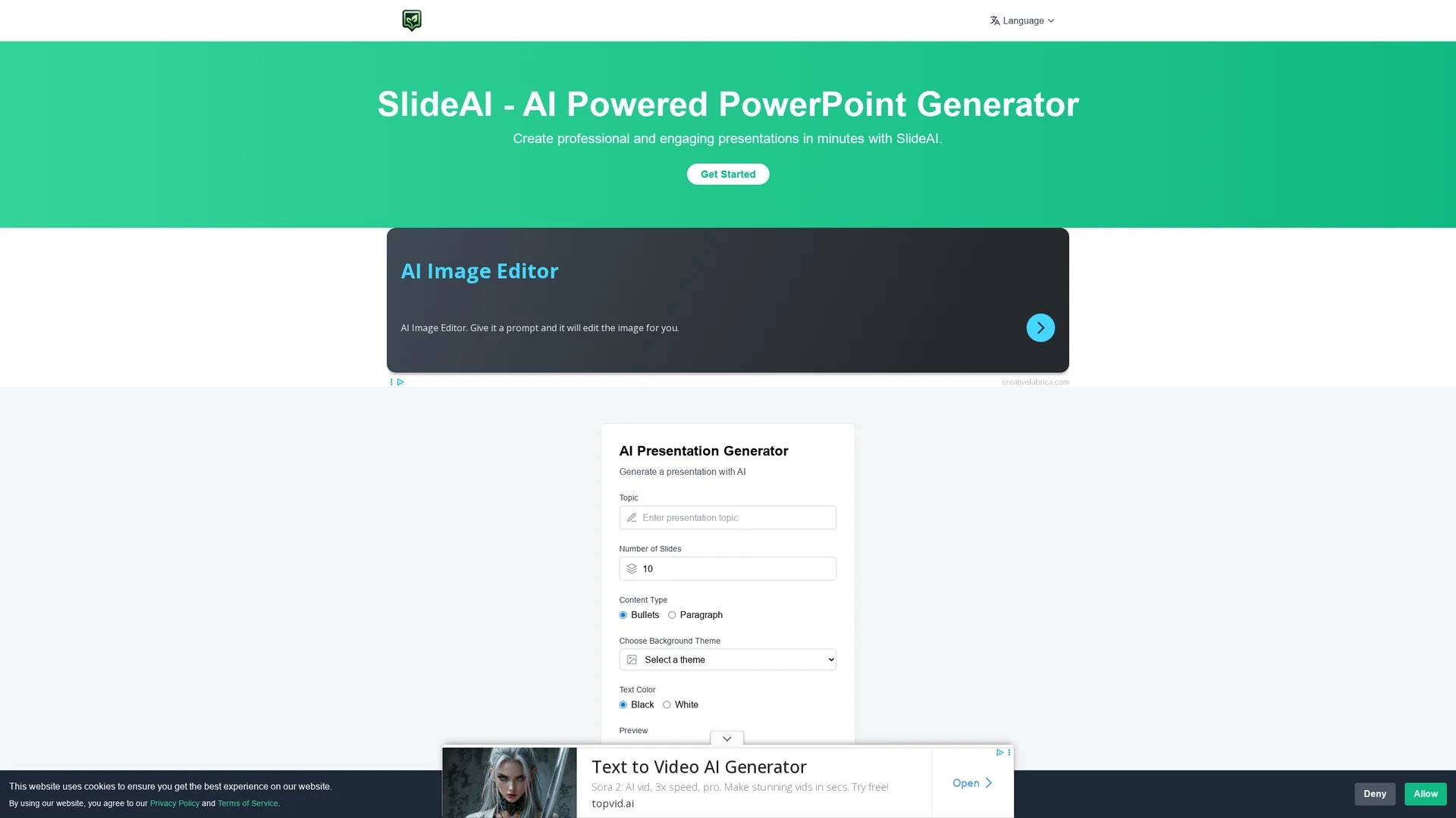 slideai homepage