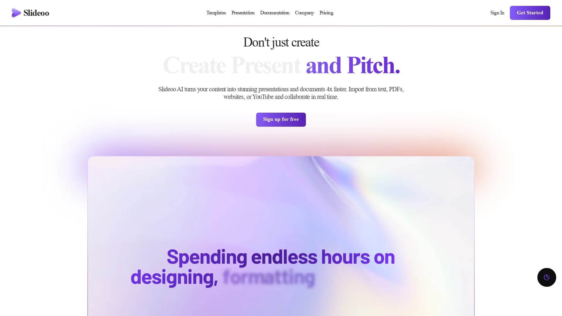 slideoo homepage