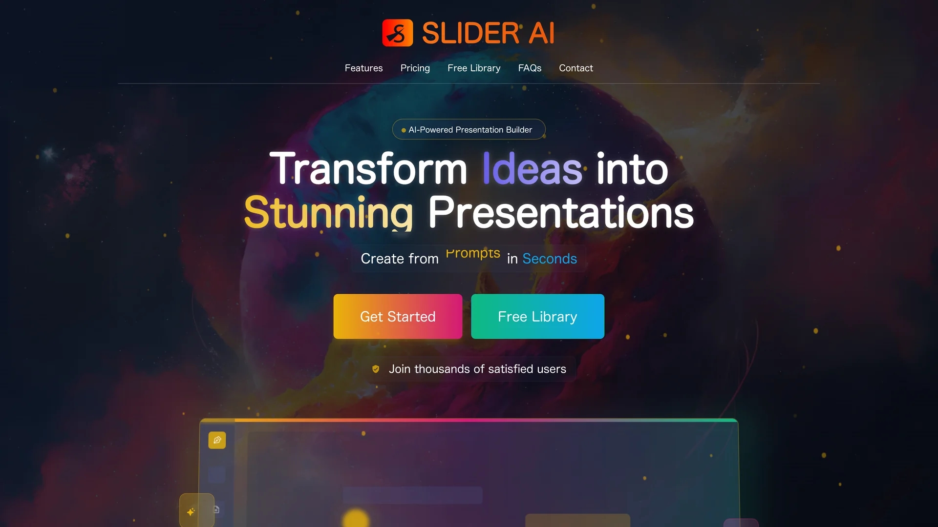 slider-ai homepage