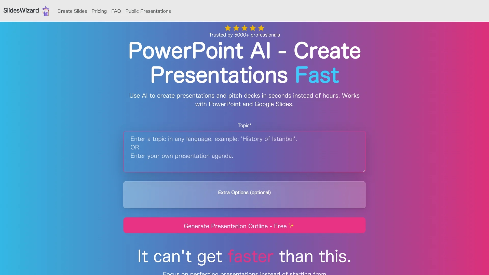 slideswizard-io homepage