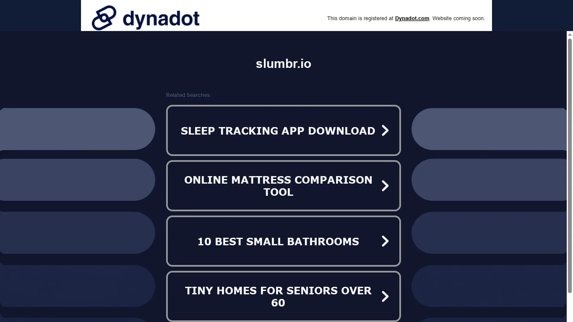 slumbr homepage