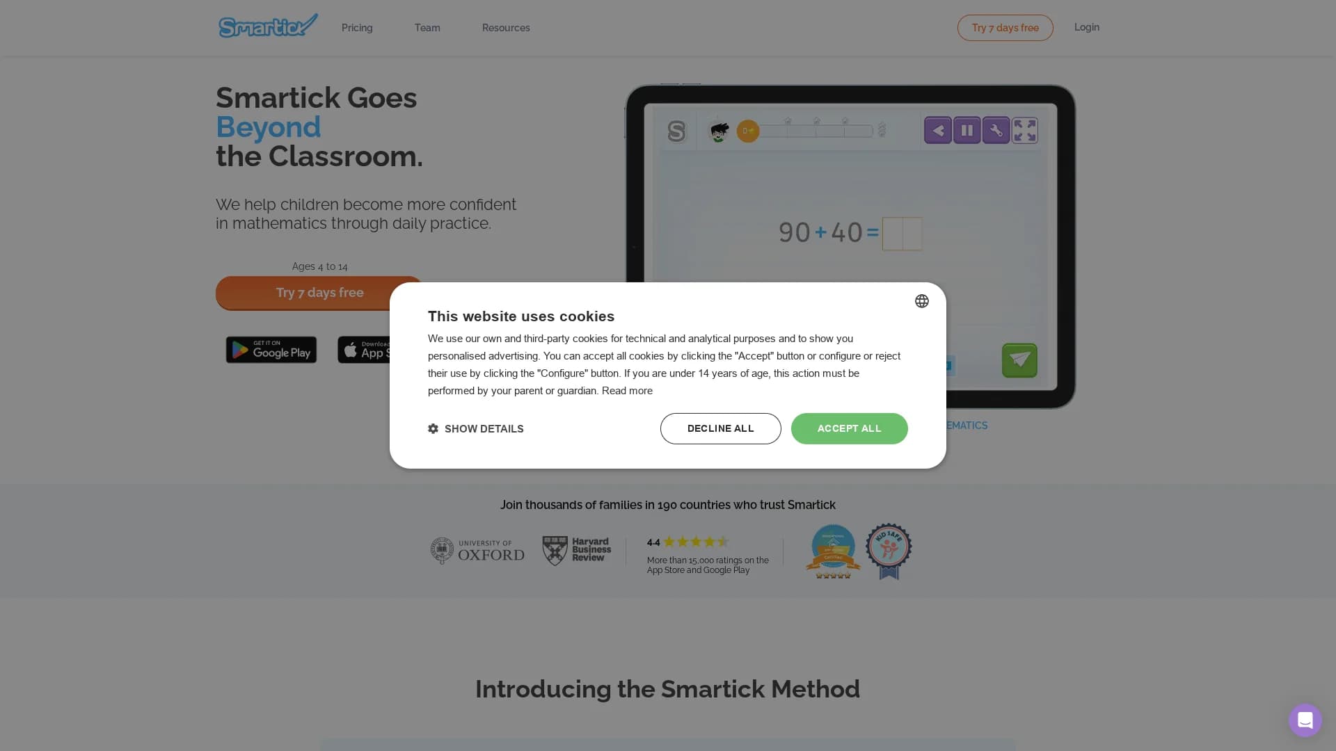 smartick-es homepage