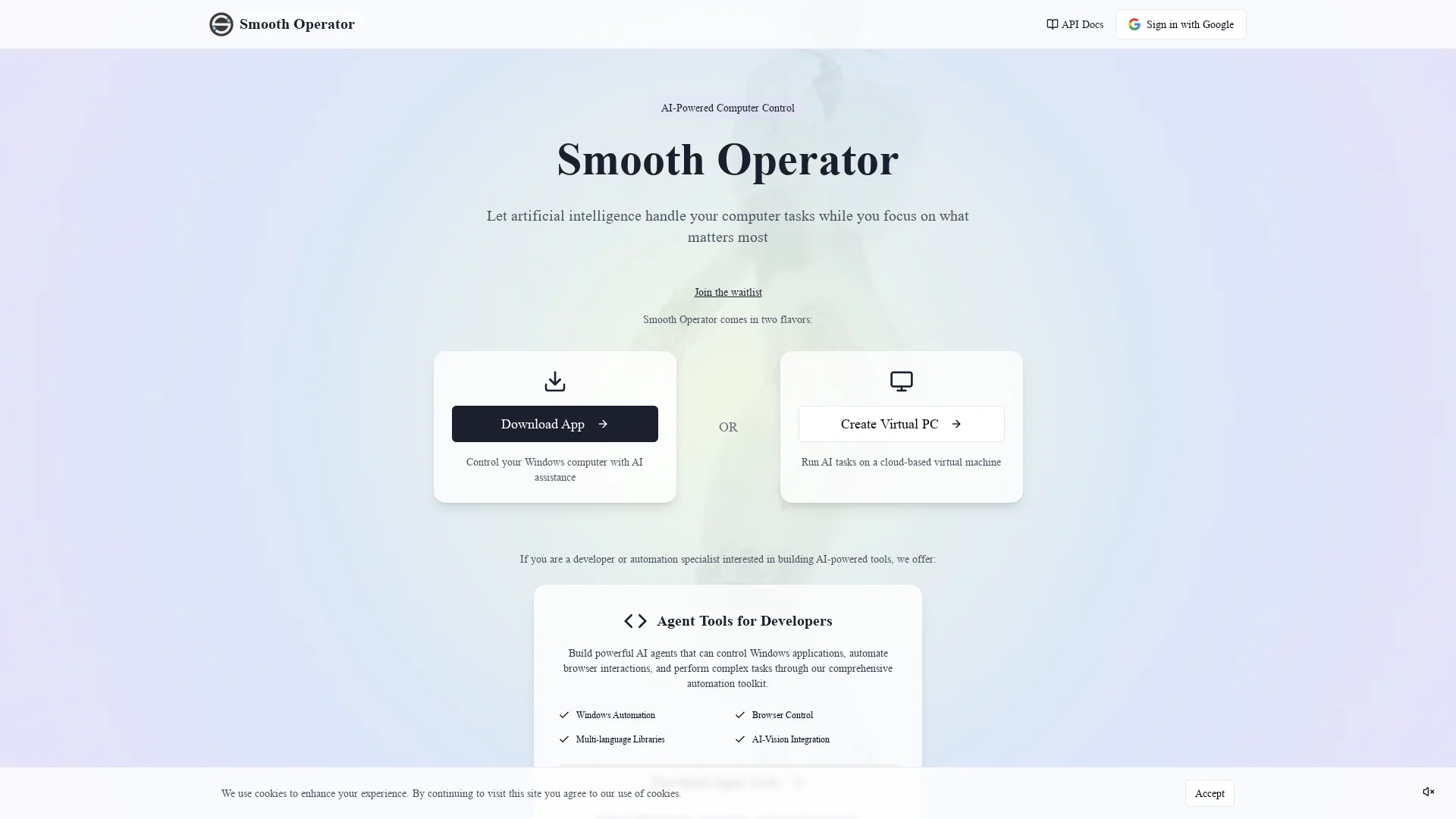 smooth-operator homepage