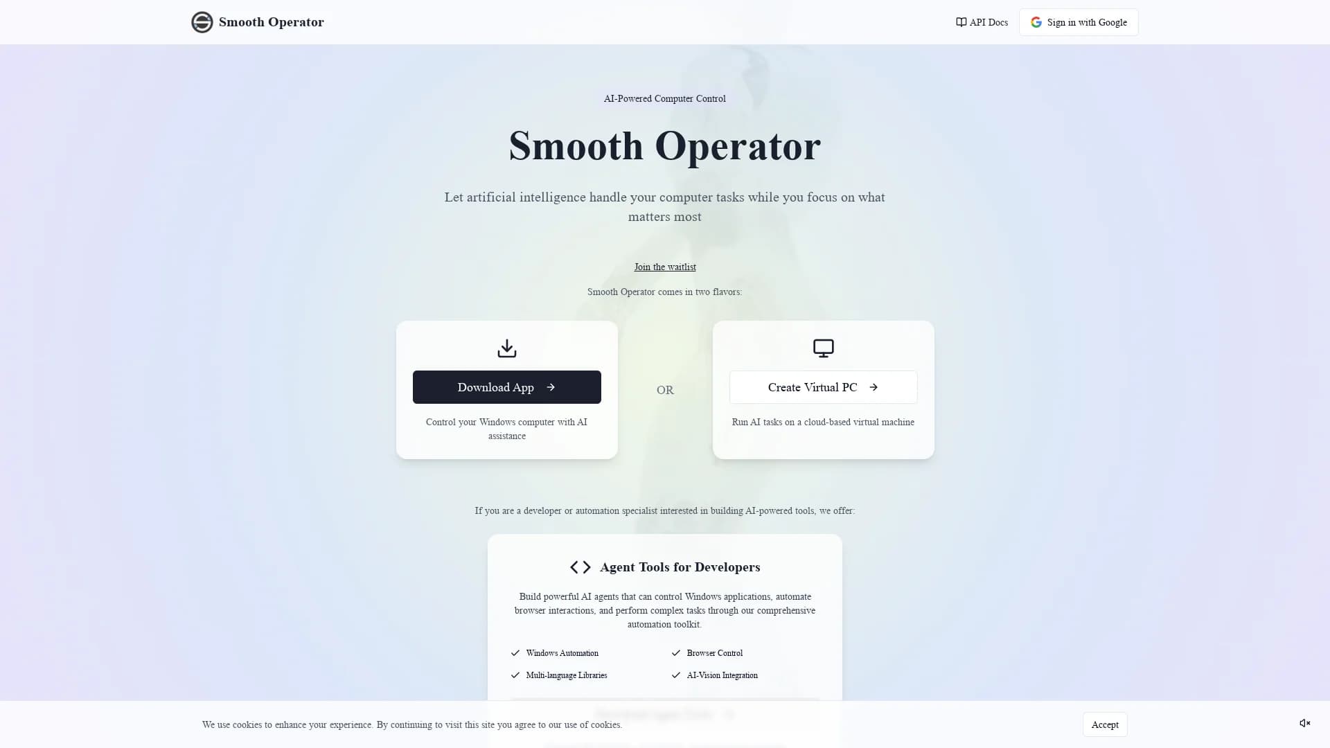 smooth-operator homepage