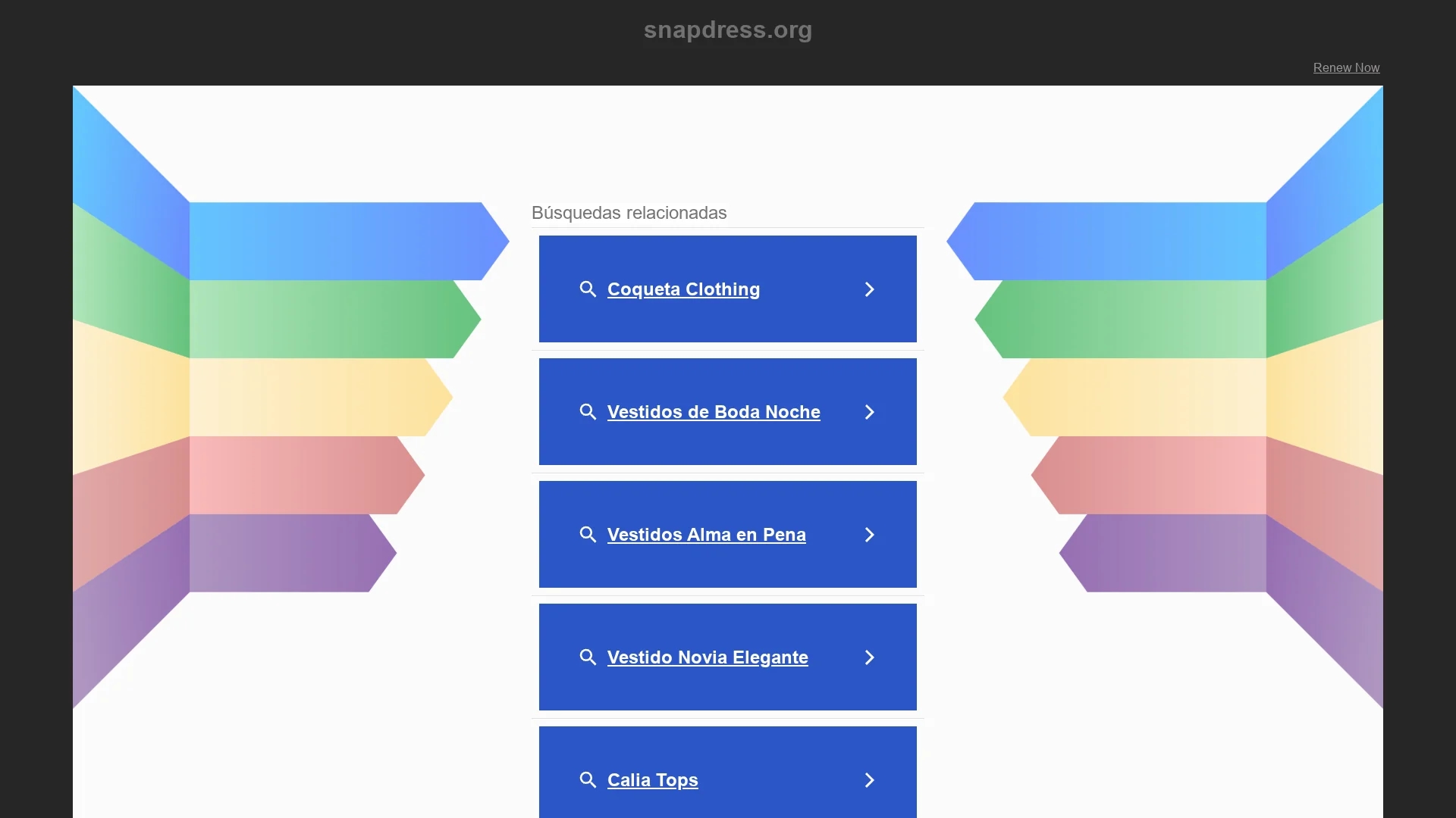 snapdress homepage