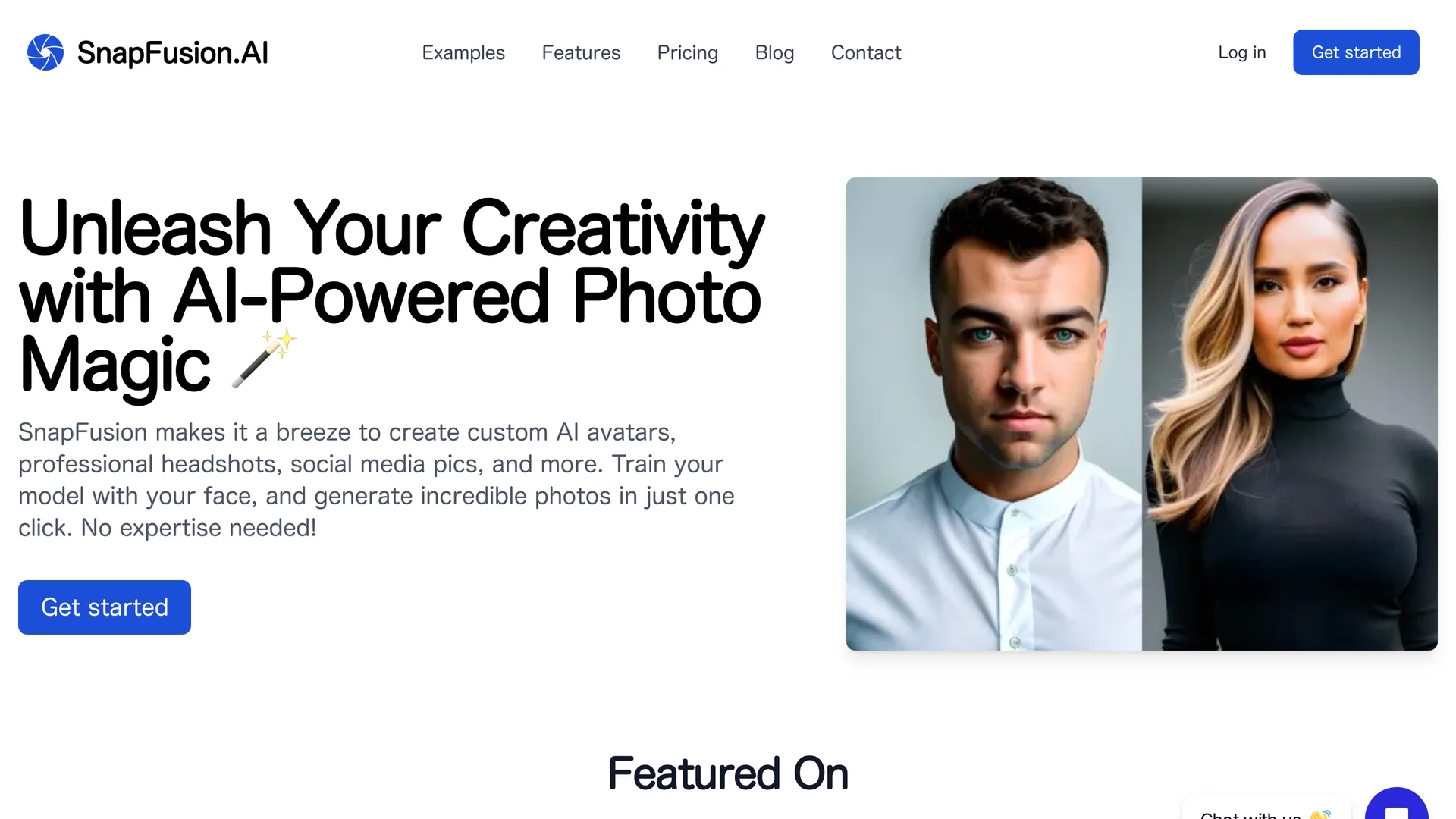 snapfusion-ai homepage