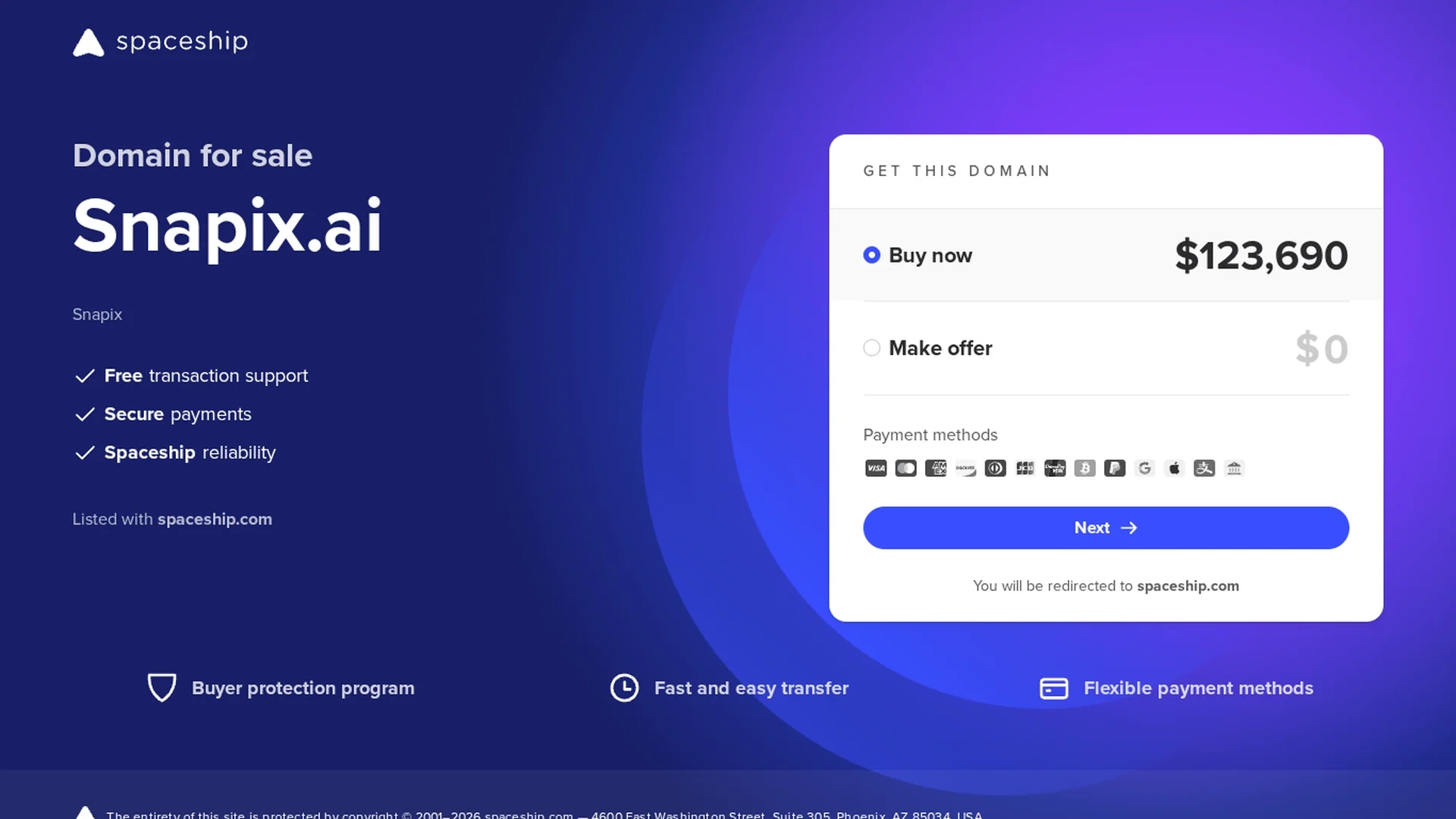 snapix homepage