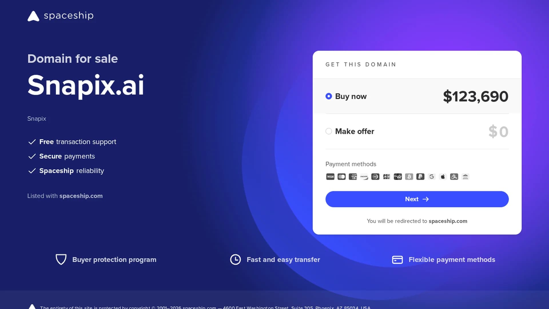 snapix homepage
