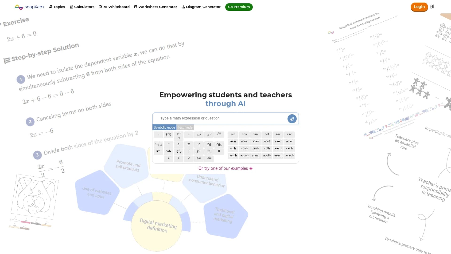 snapxam homepage