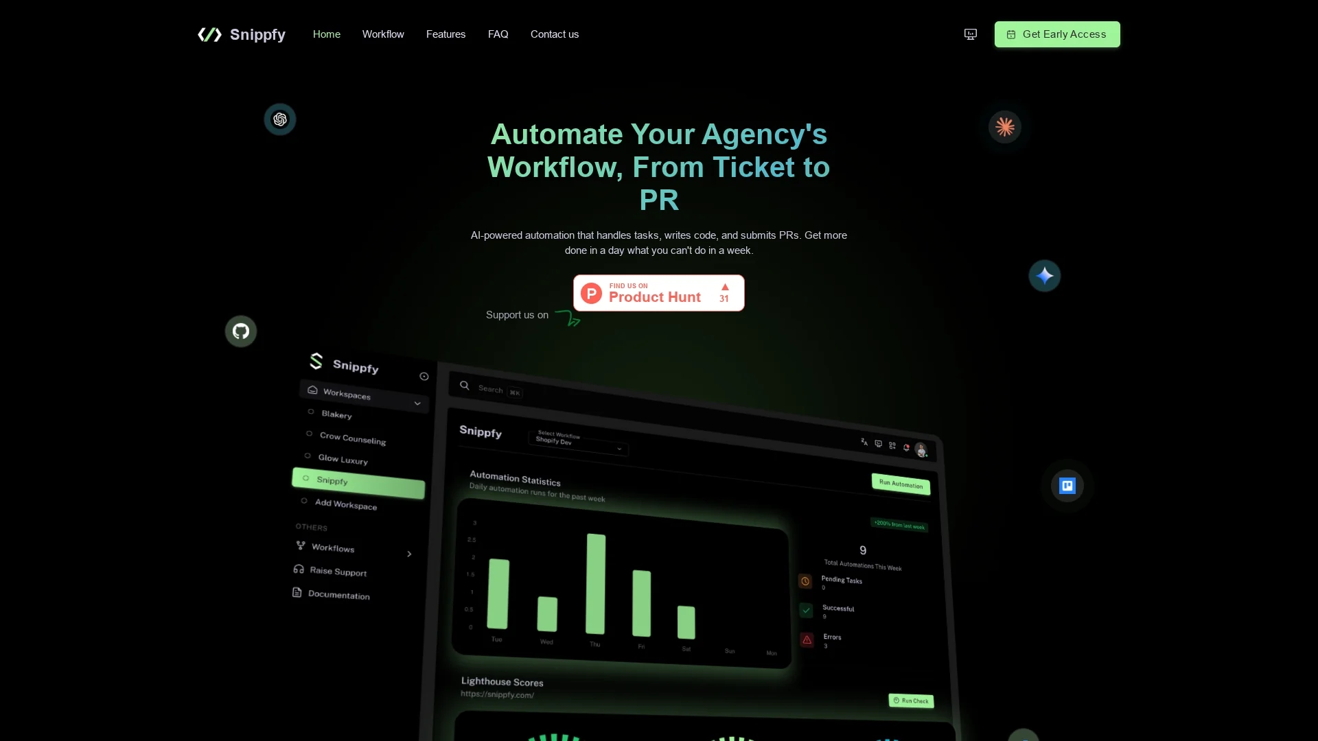 snippfy homepage