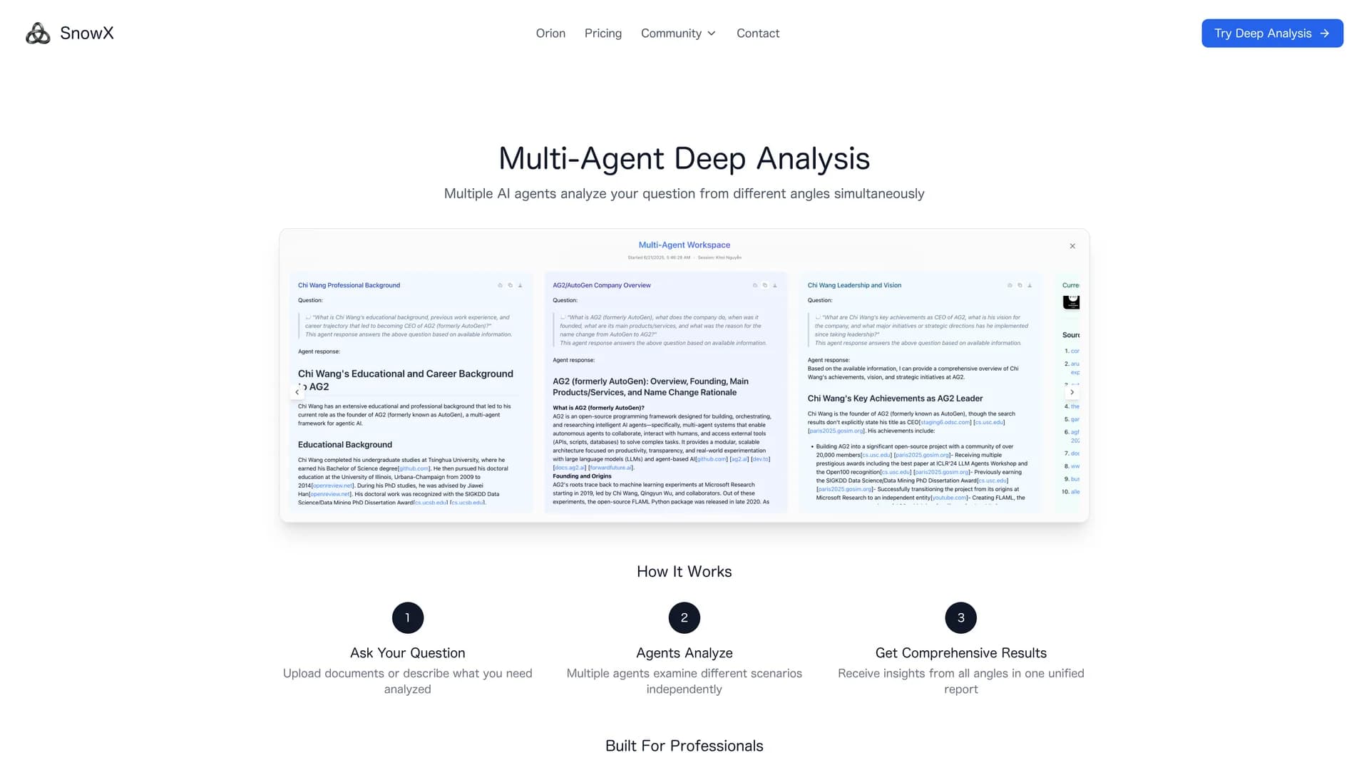 snowx-ai homepage