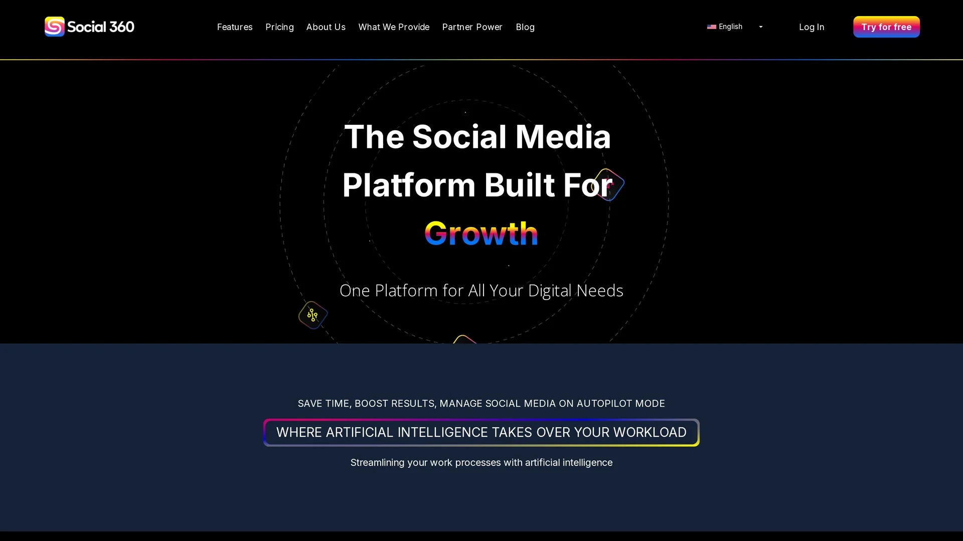 social360 homepage