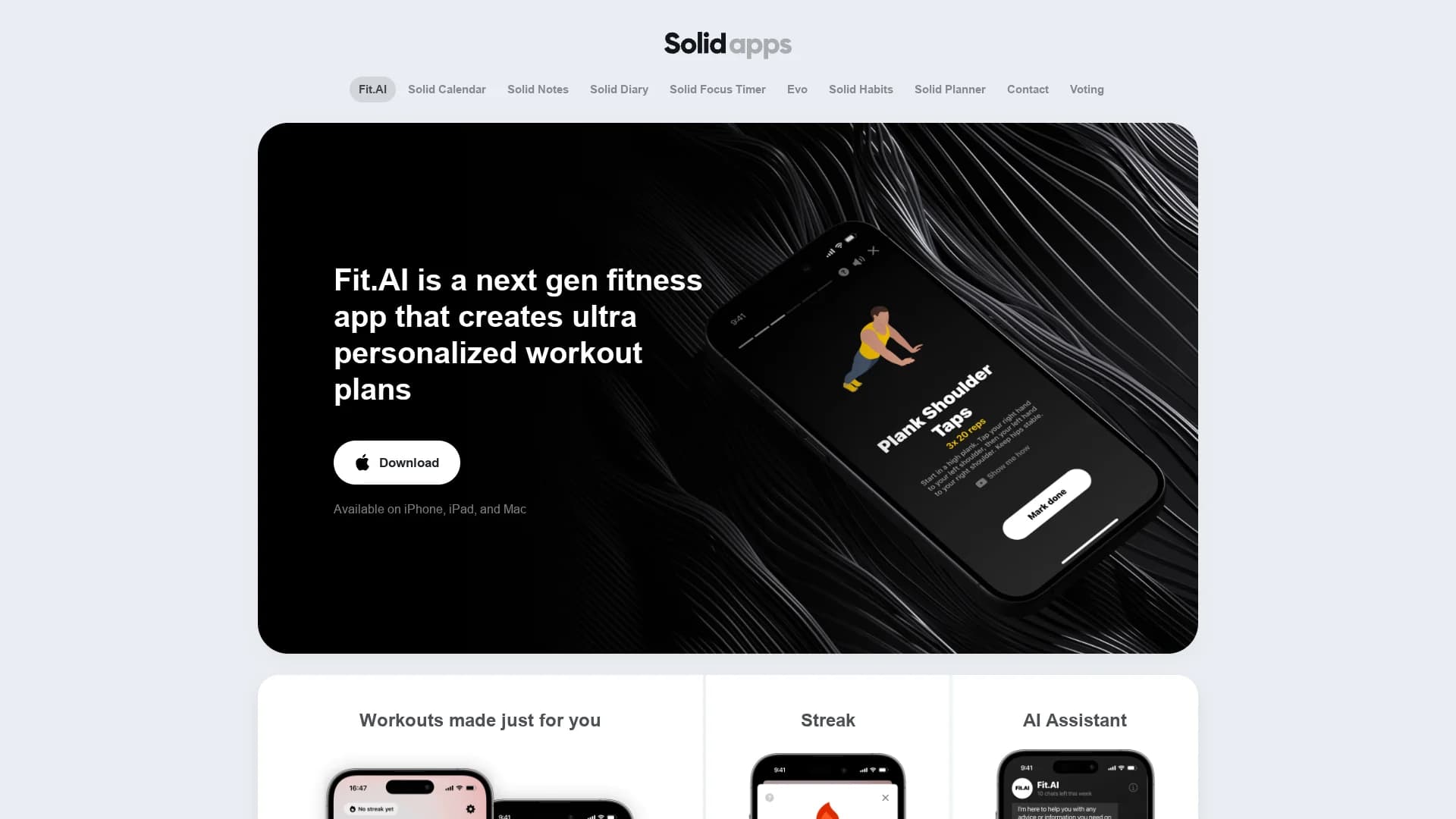 solid-apps homepage