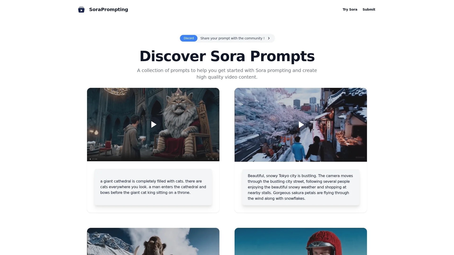 sora-prompting homepage