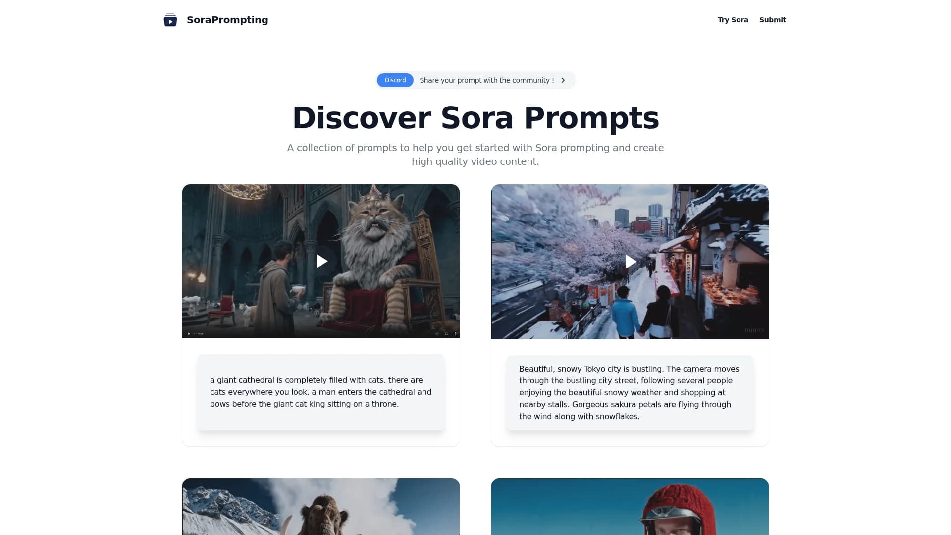 sora-prompting homepage