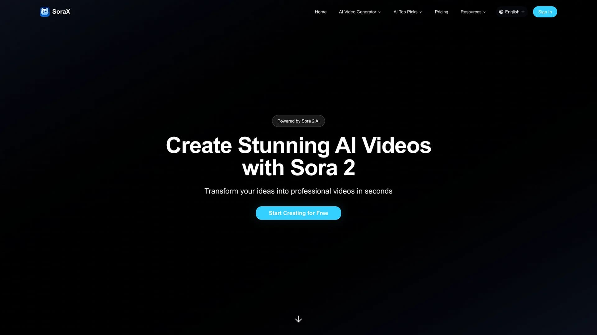sorax-io homepage