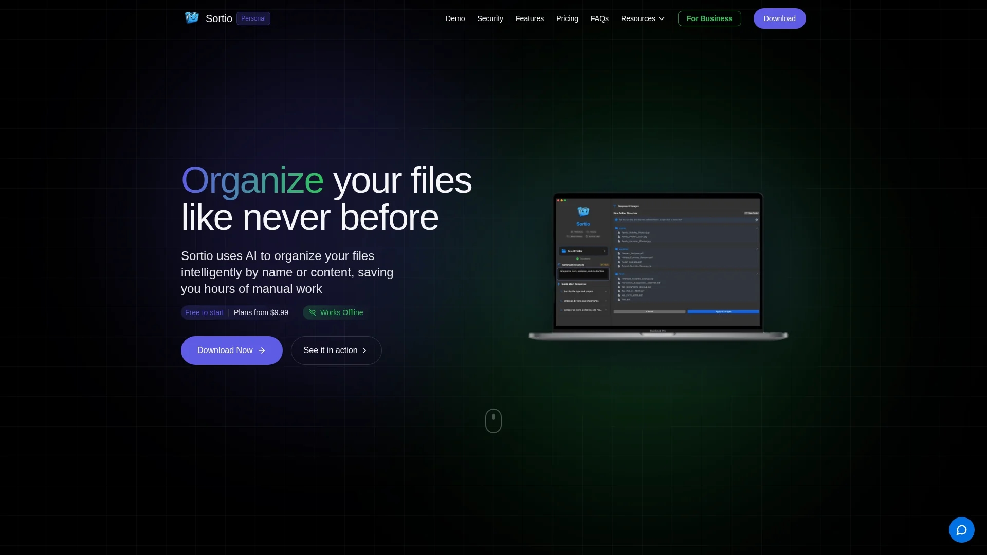 sortio homepage