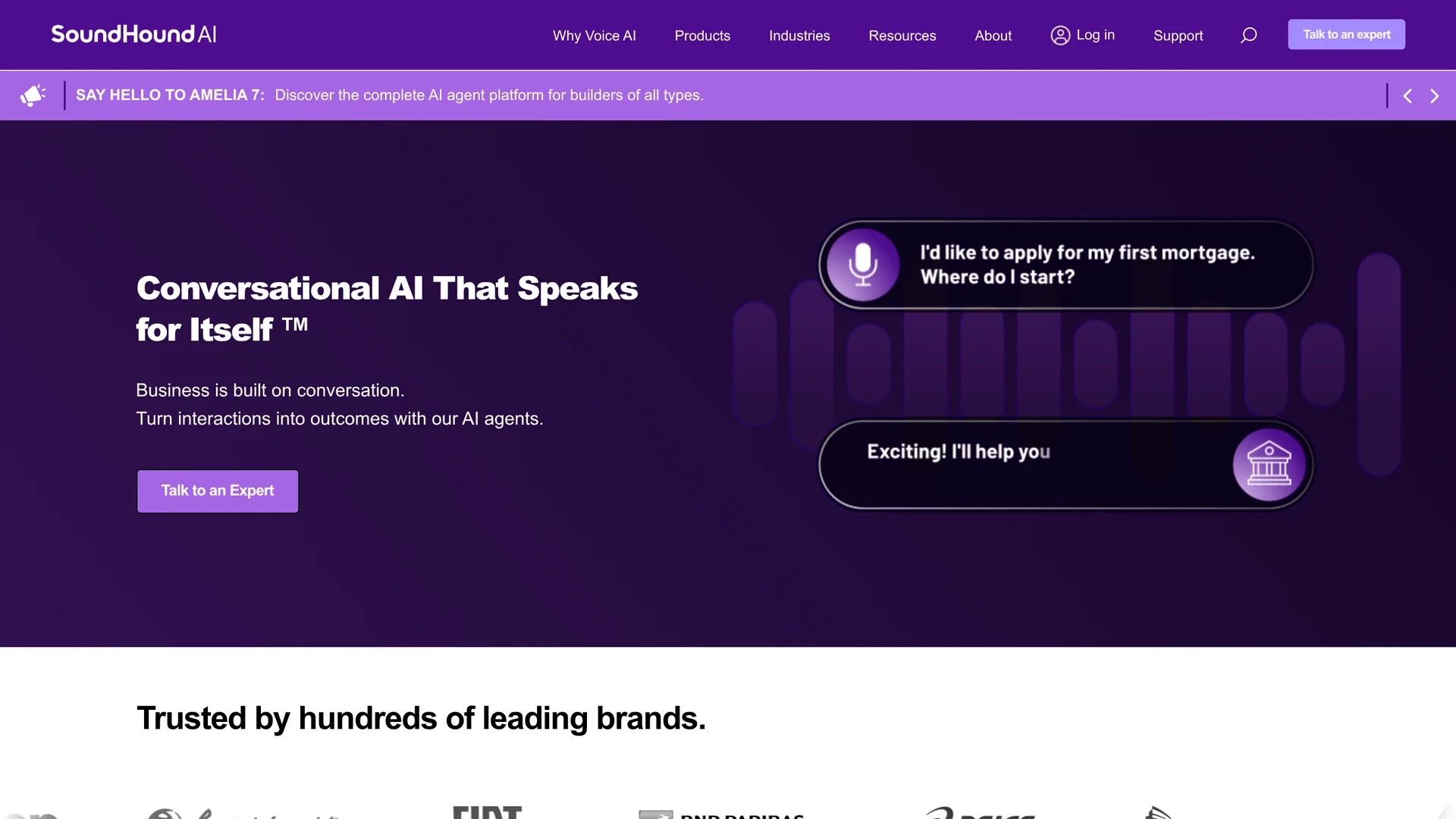 soundhound homepage