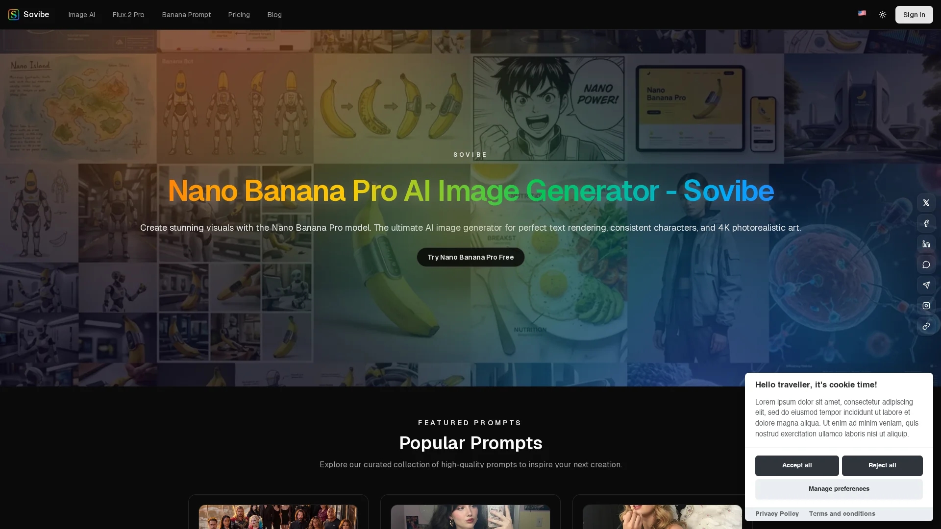 sovibe-ai homepage