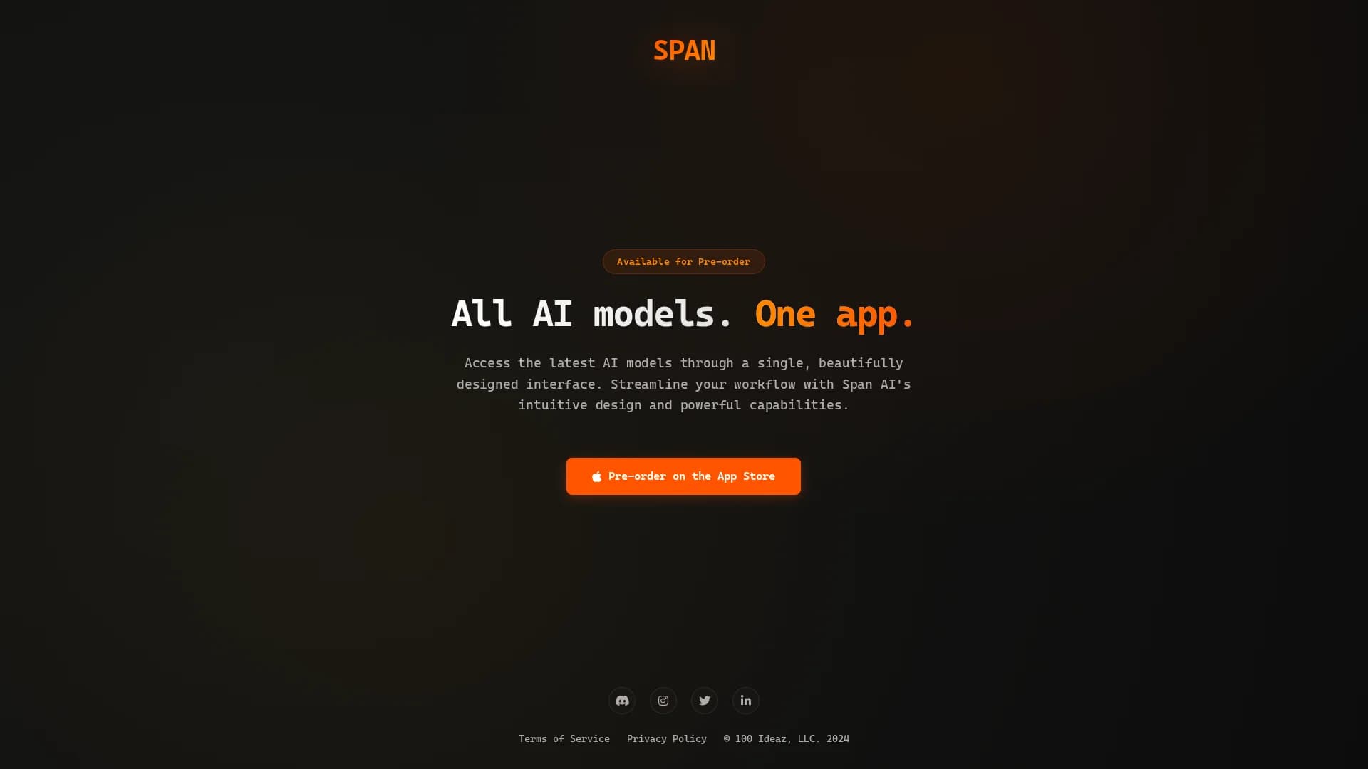 span homepage