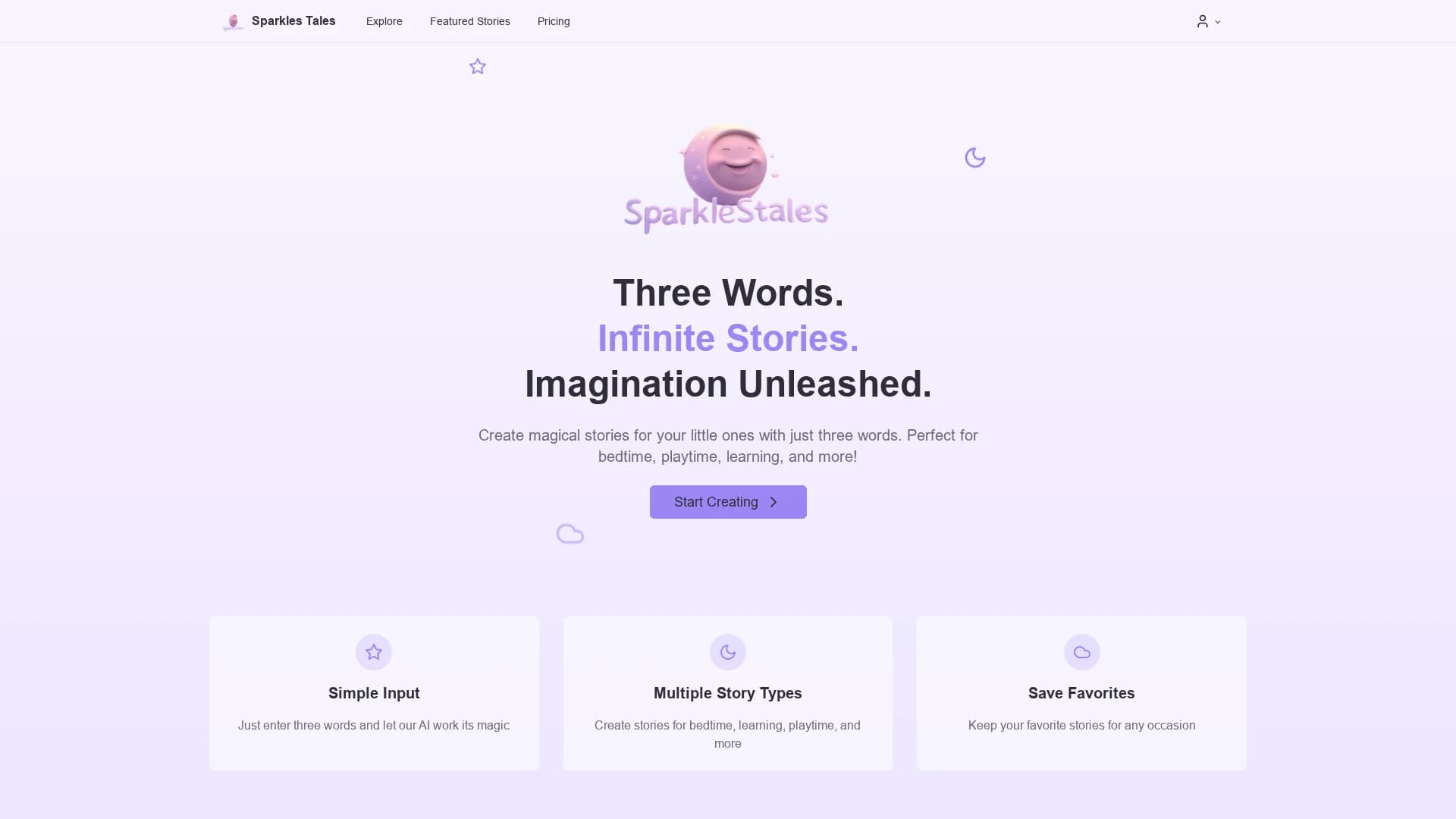 sparklestales homepage