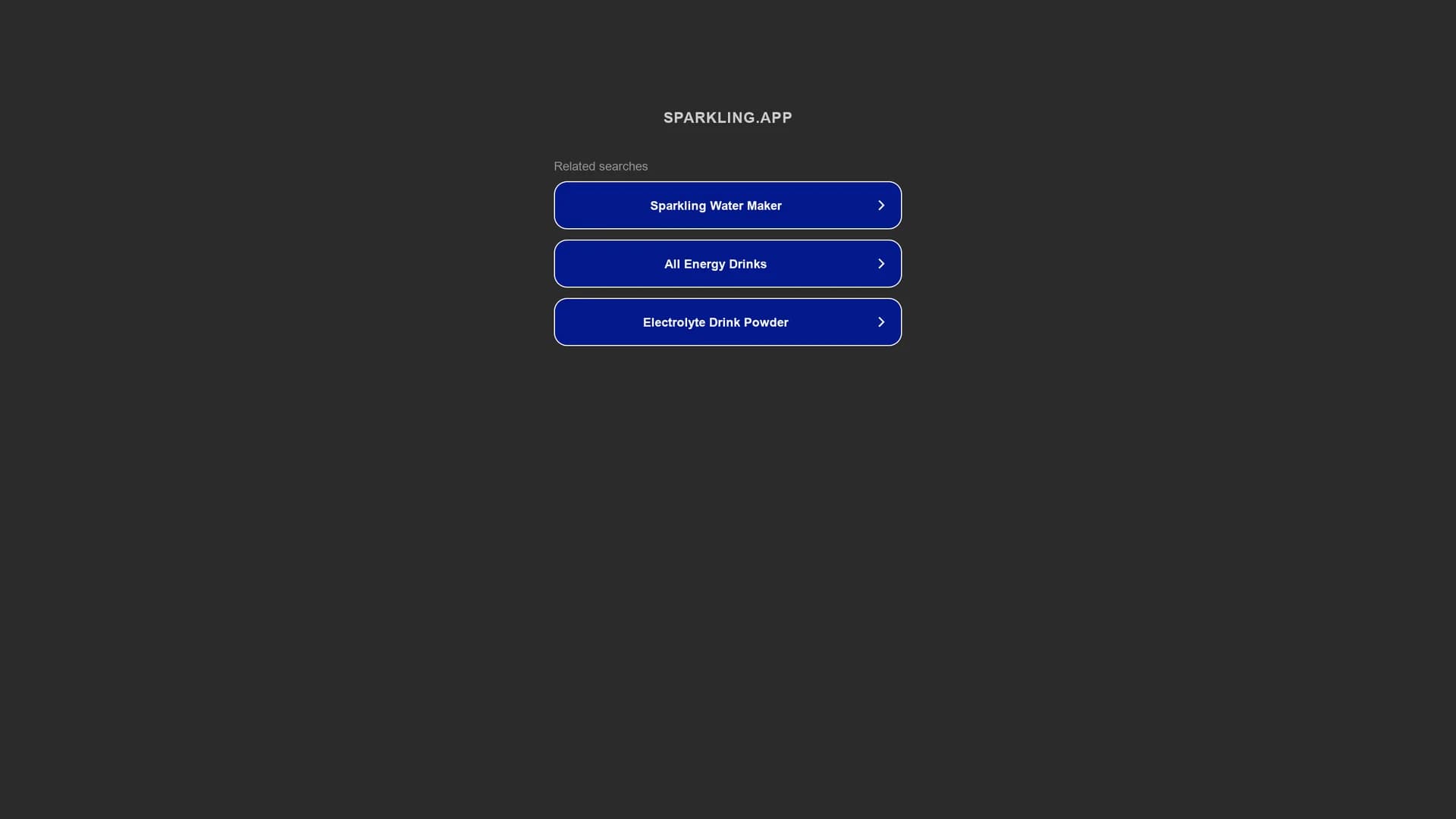sparkling homepage