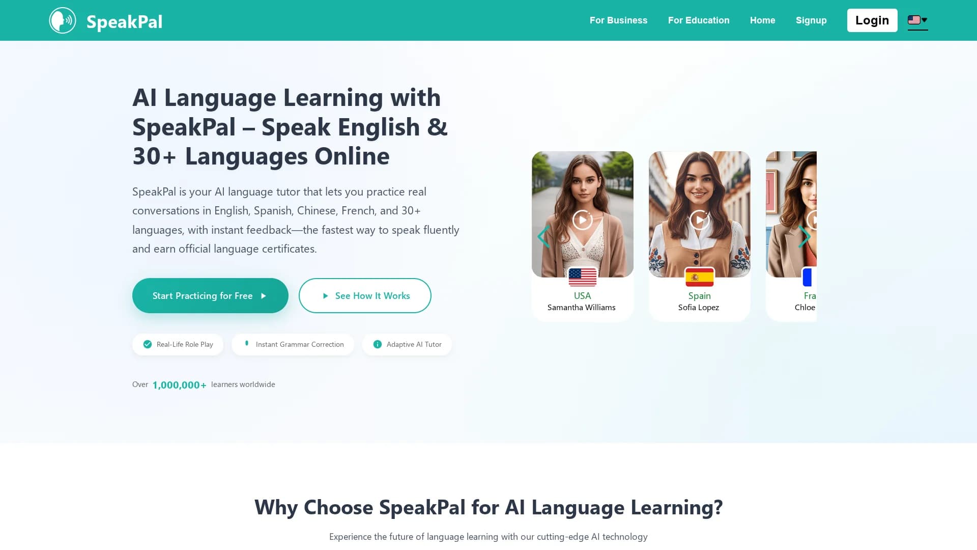 speakpal homepage