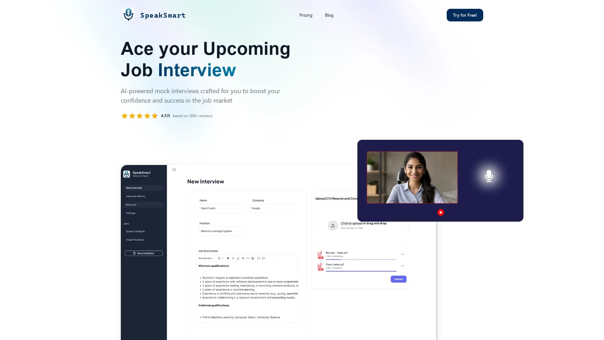 speaksmart homepage
