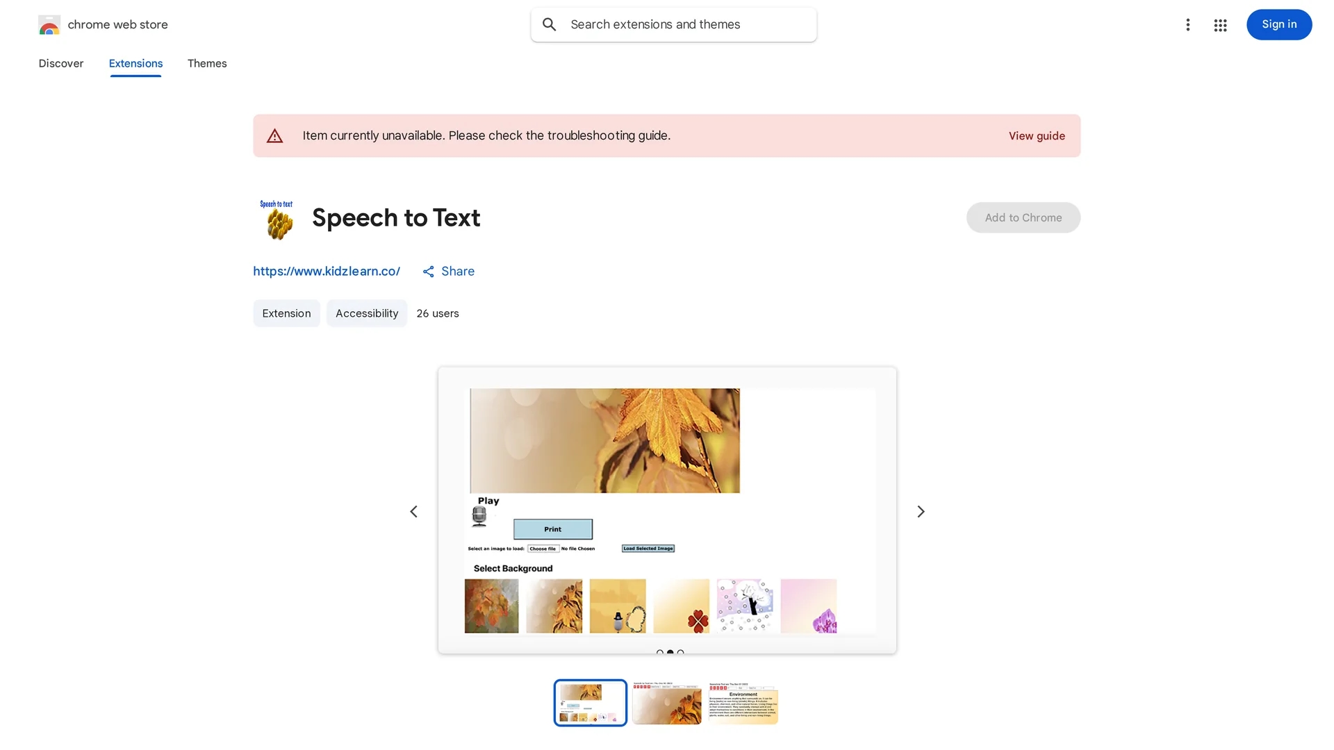 speech-to-text homepage