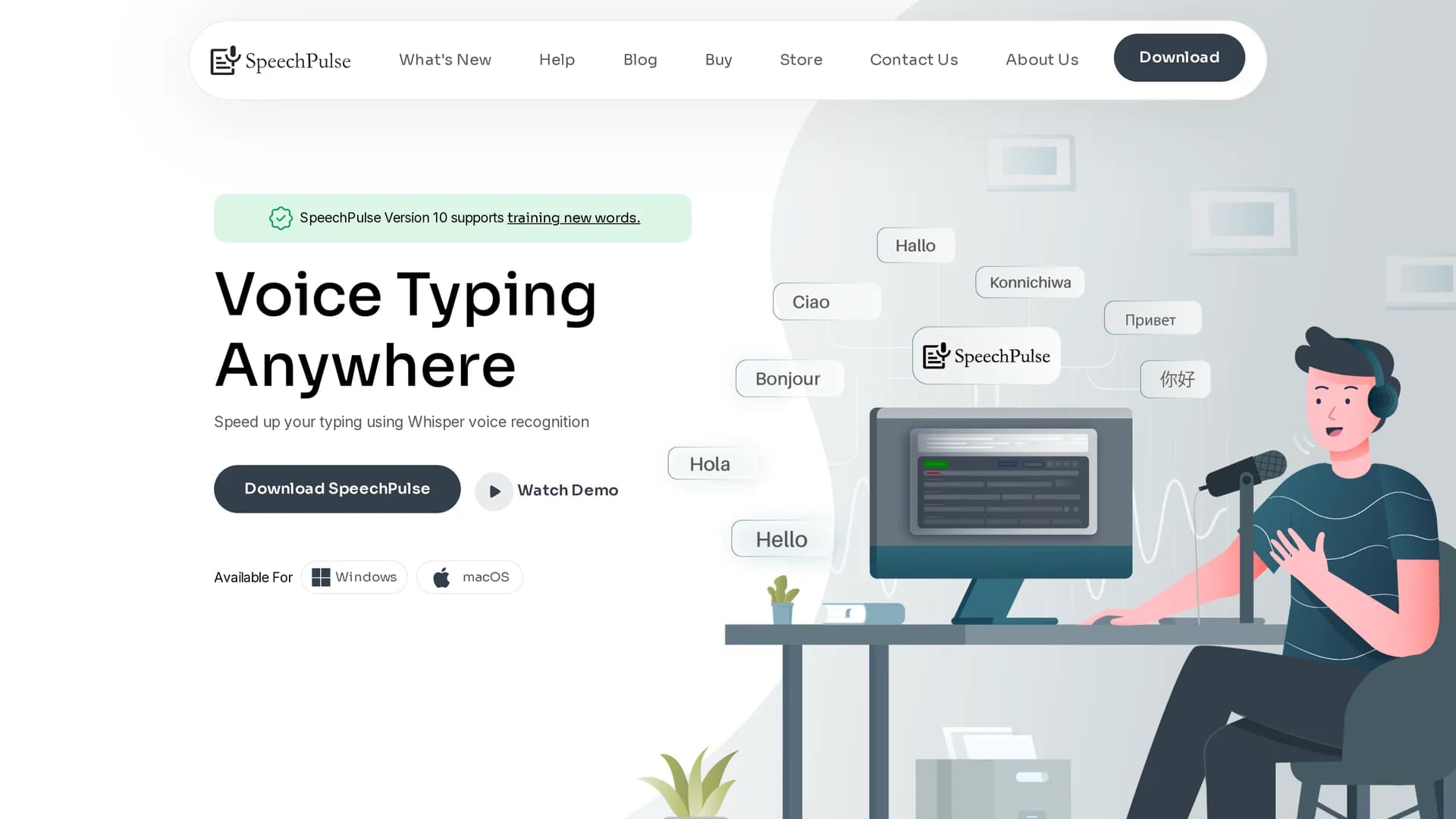 speechpulse homepage